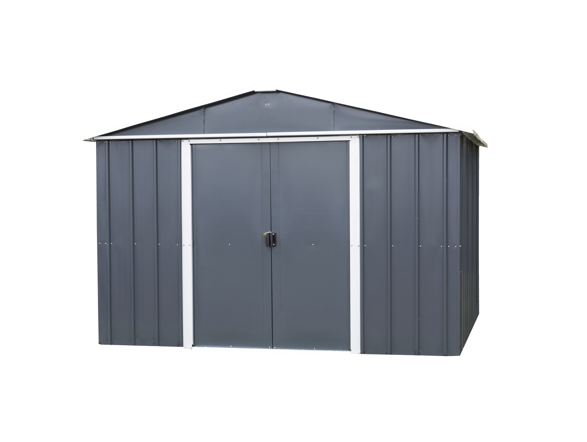 Abri de jardin métal Yardmaster gris anthracite 9,03 m²