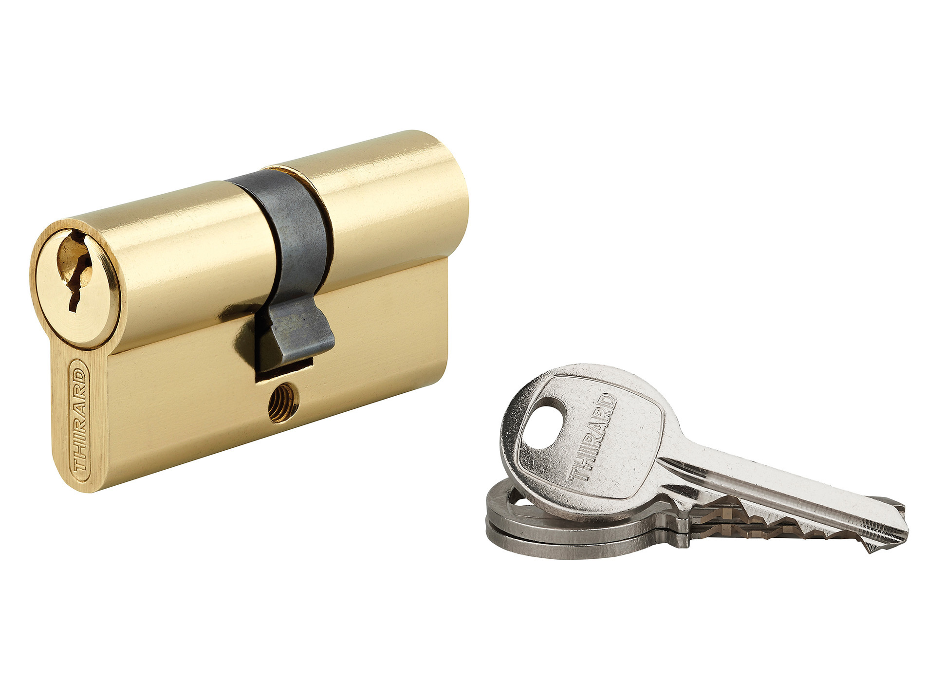 Cylindre de serrure 30x30 laiton