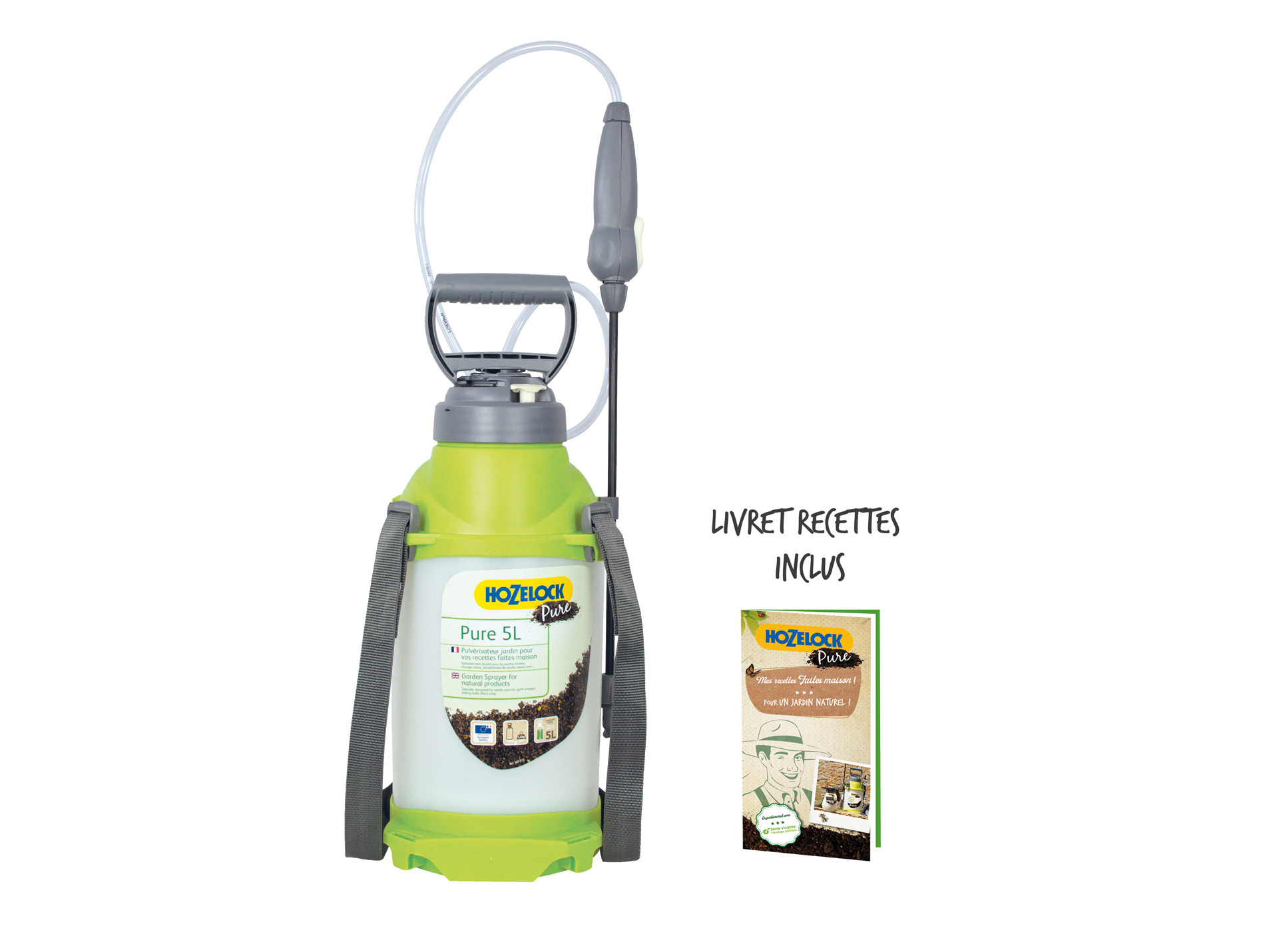Pulvérisateur à main HOZELOCK PURE pression préalable 7L