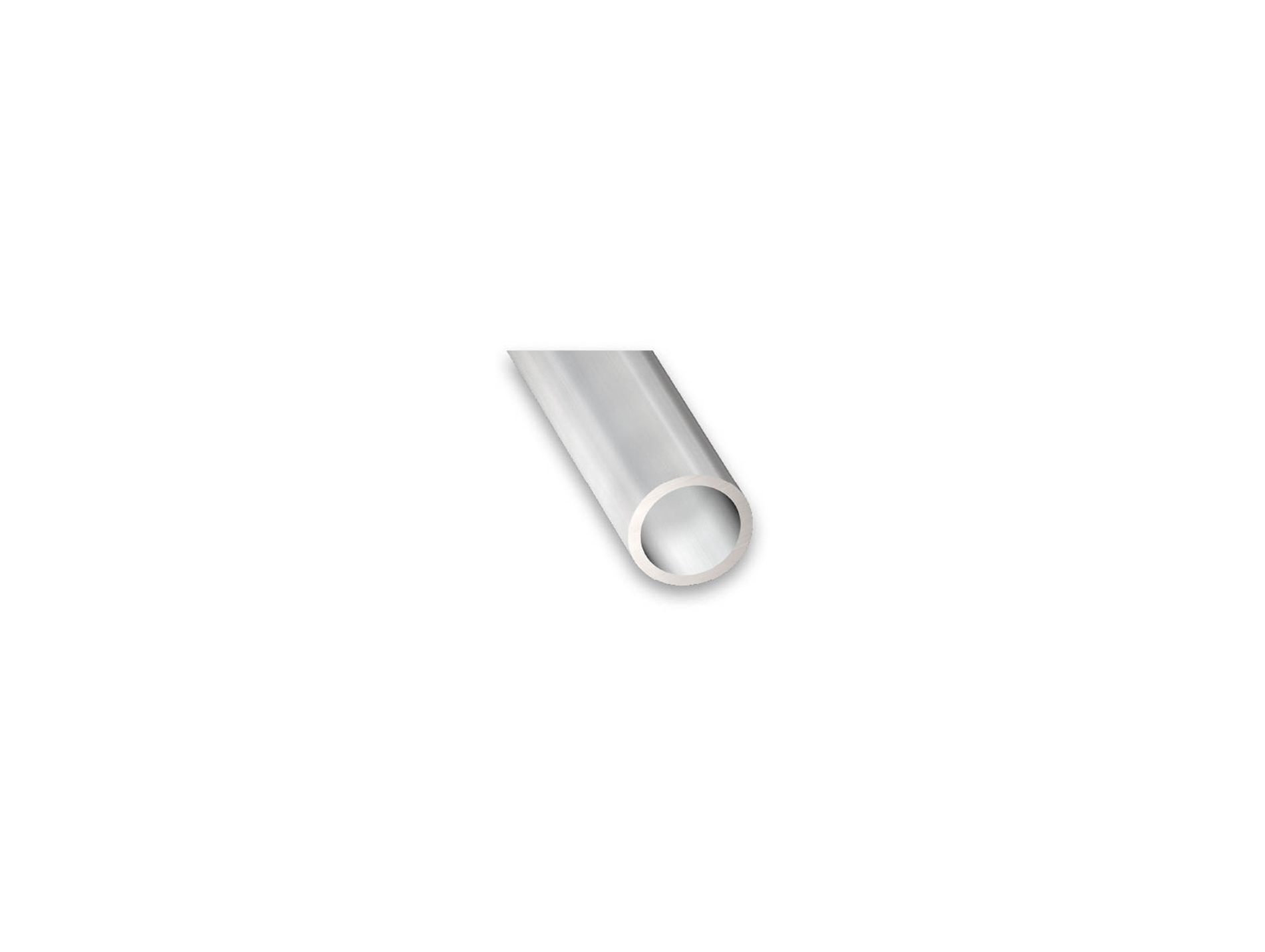 Tube rond aluminium incolore ø12 L.1m Ép.1mm