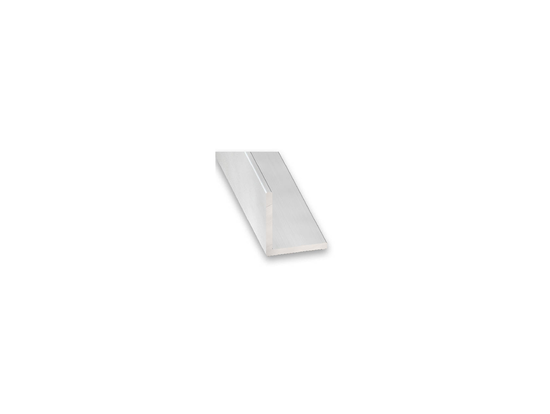 Cornière égale aluminium anodisé 25x25mm L.1m Ép.1,5mm