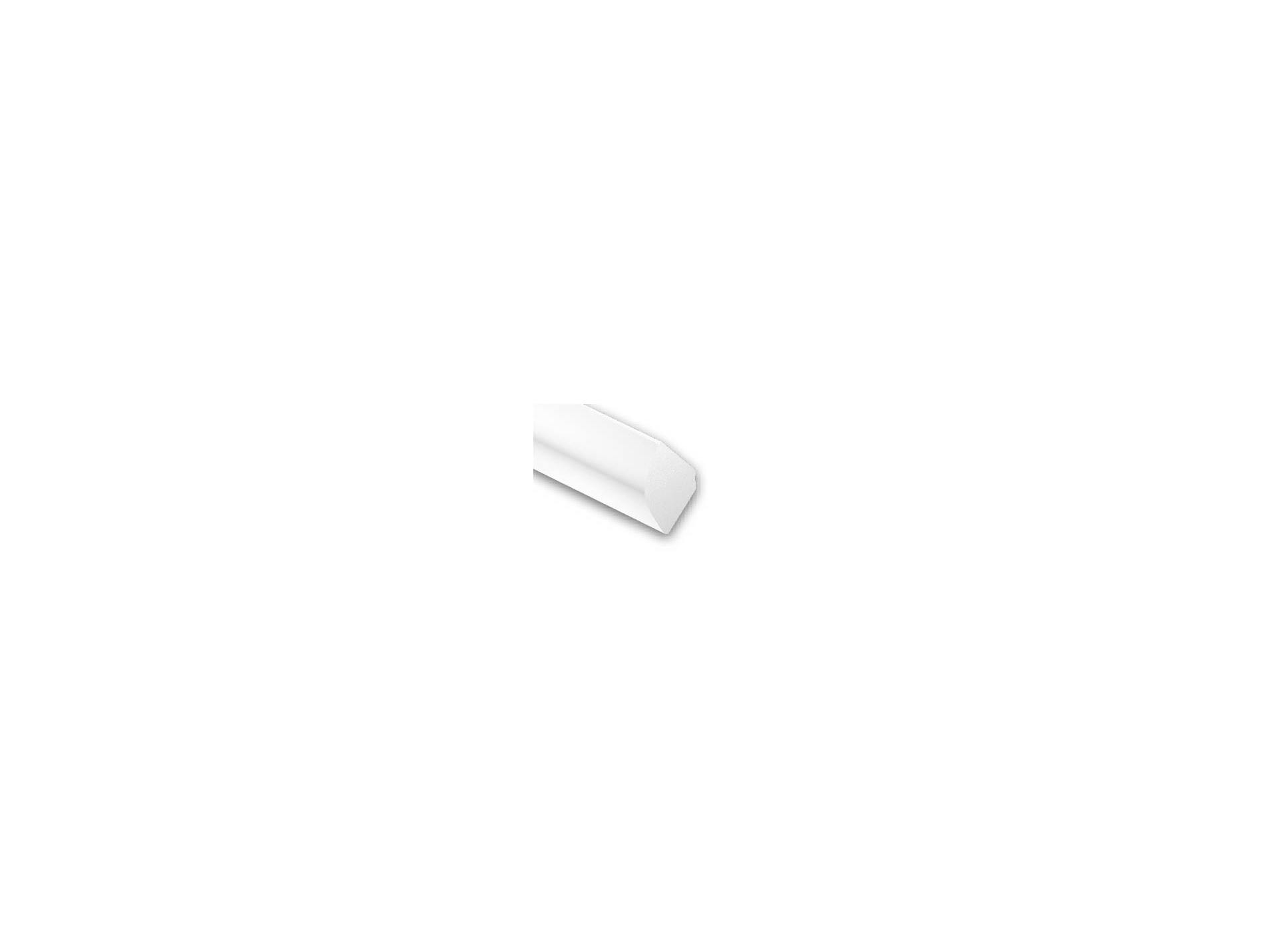 1/4 rond PVC blanc 12x12mm L.2,60m