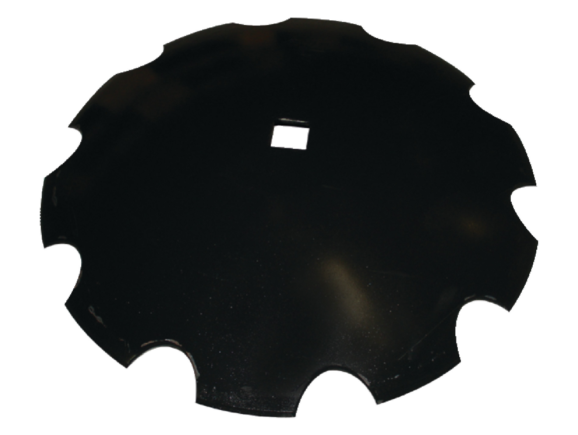 Disque déchaumage Ø660x6mm carré 41mm adaptable crénelé