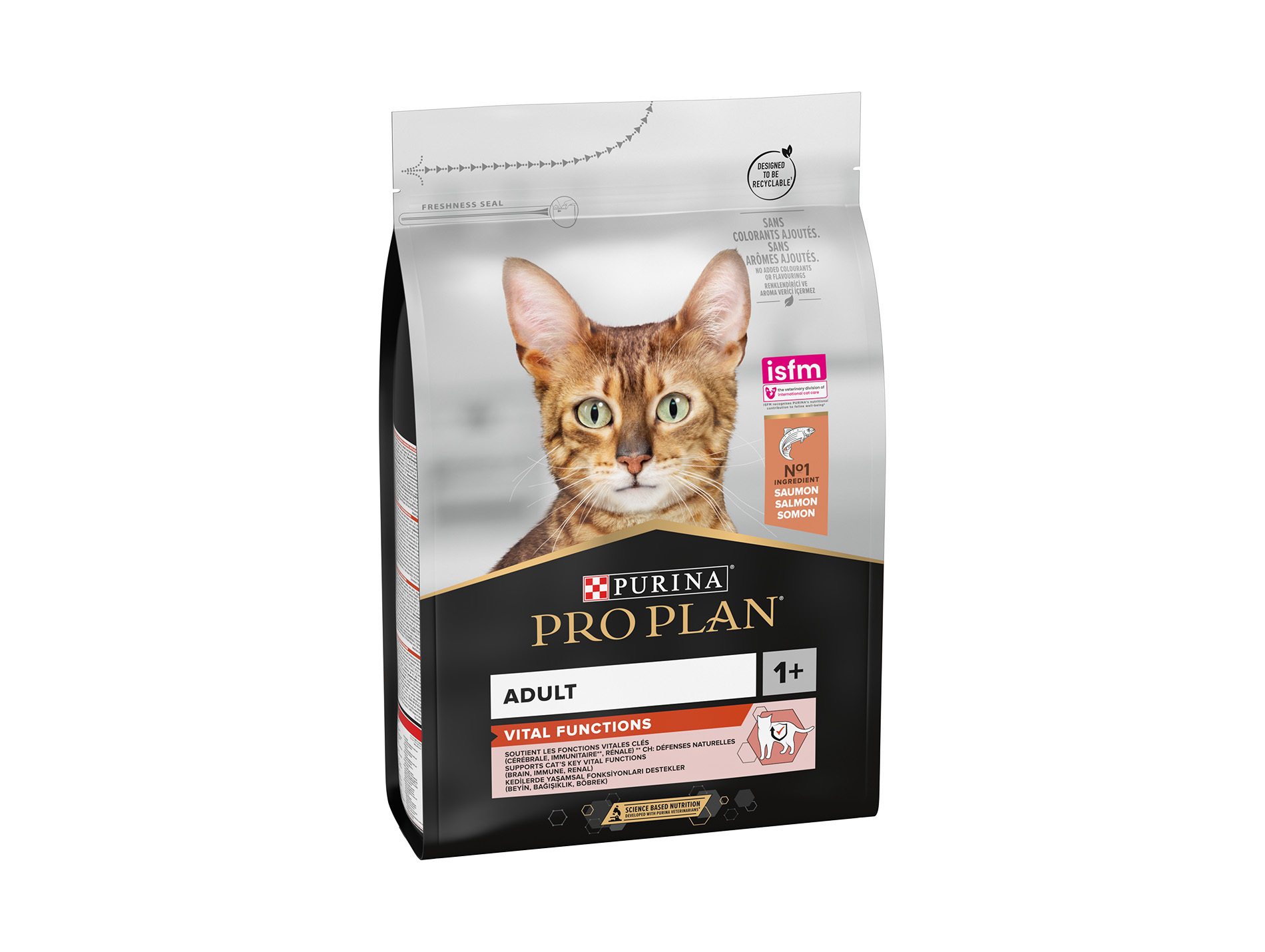 Croquettes chat adulte PRO PLAN Vital Functions saumon 3kg
