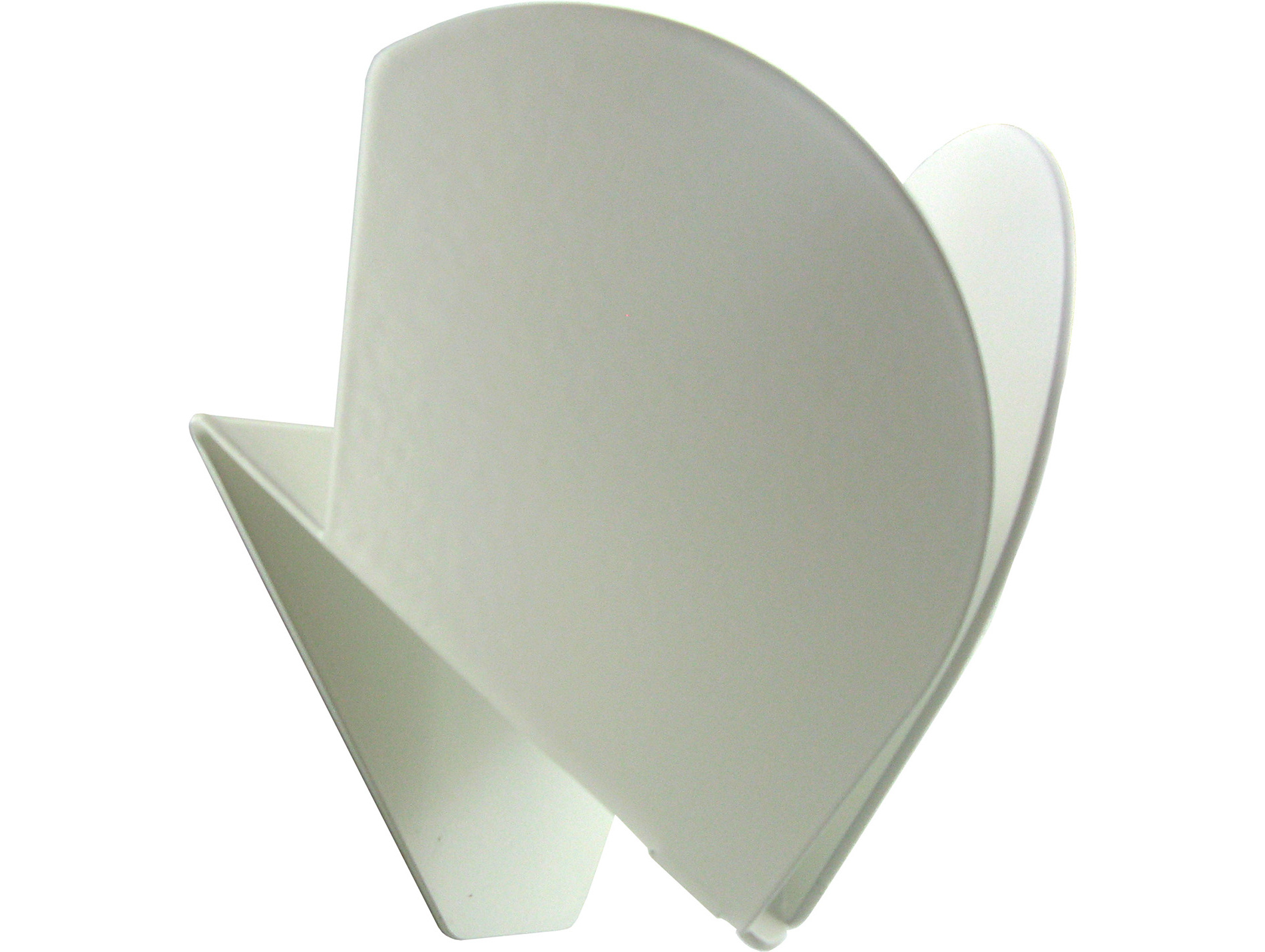 Patère tête papillon réversible 2 en 1 blanc