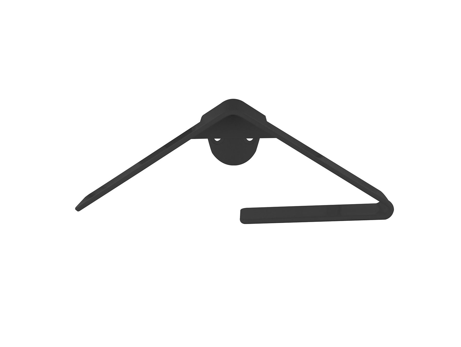 Patère anti-déformation 1 tête noir