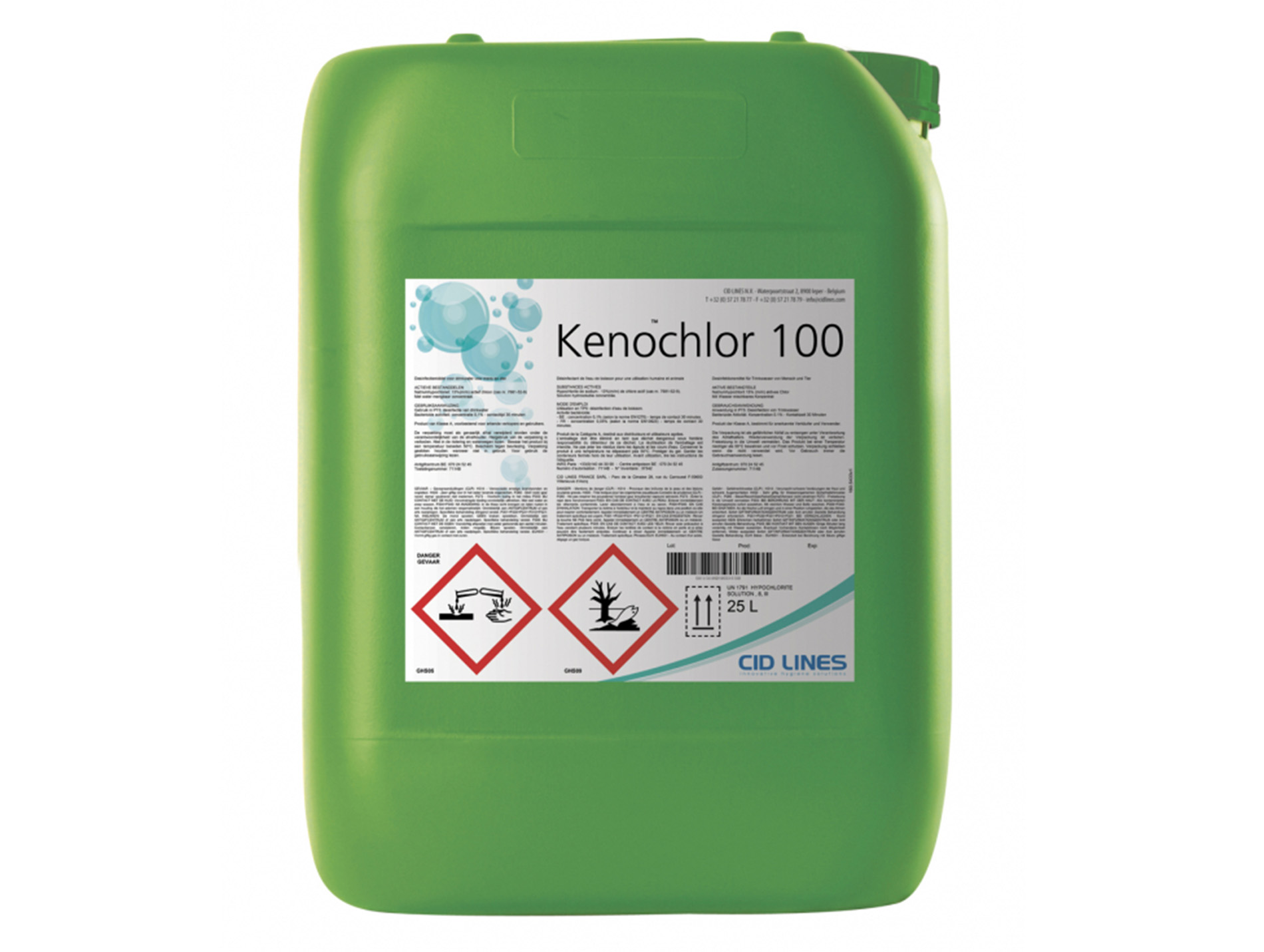 Chloration eaux CID LINES kenochlor 100 10L