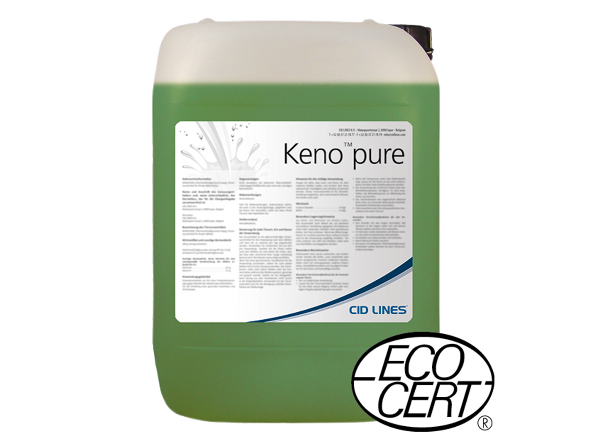 Savon désinfectant CID LINES kenopure bio 10L