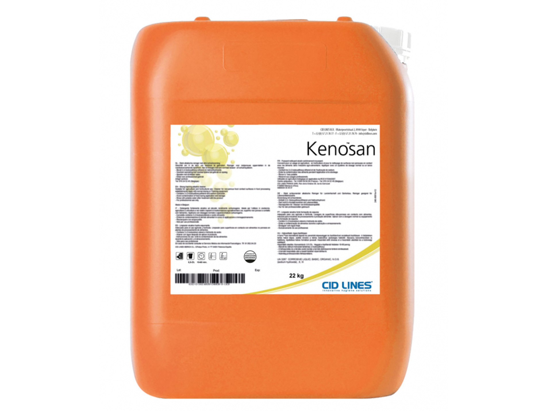 Mousse détergente CID LINES kenosan bio 22kg