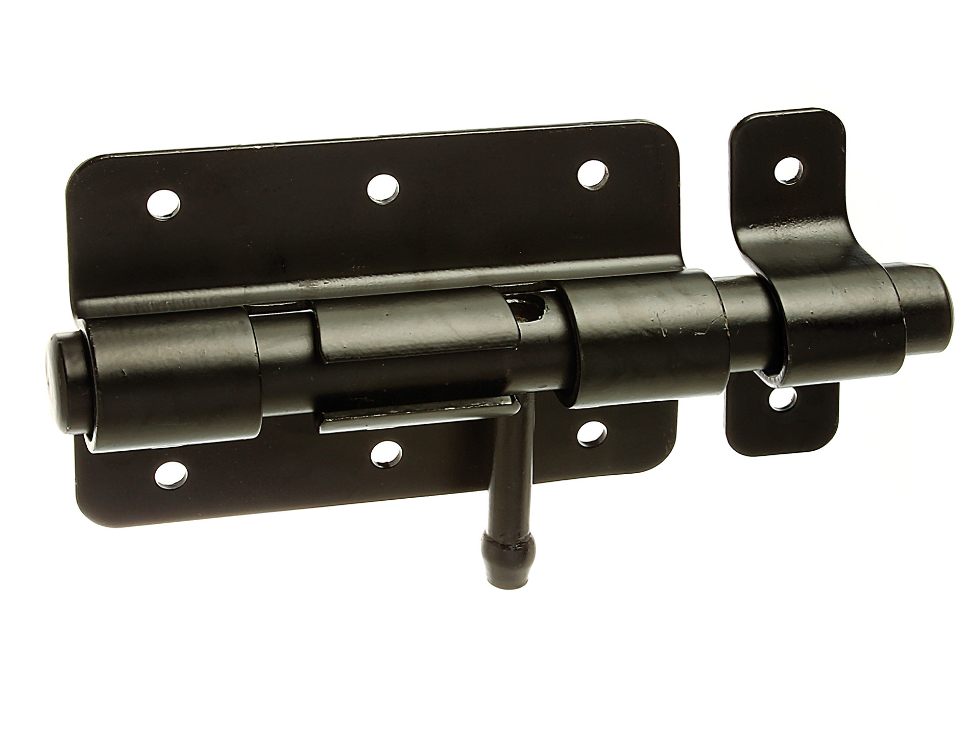 Verrou de box bouton noir 135mm ø15,5mm GAH ALBERTS