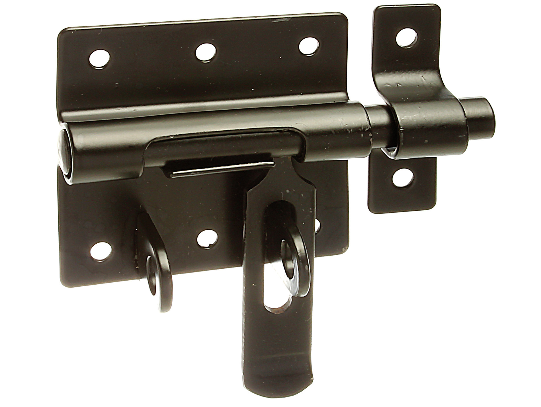 Verrou de box porte-cadenas noir 135mm ø15,5mm GAH ALBERTS