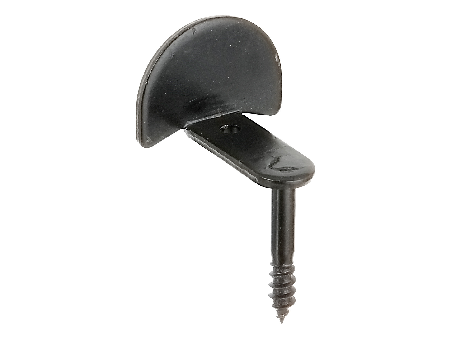 Butée de volet coudée noire 26mm GAH ALBERTS