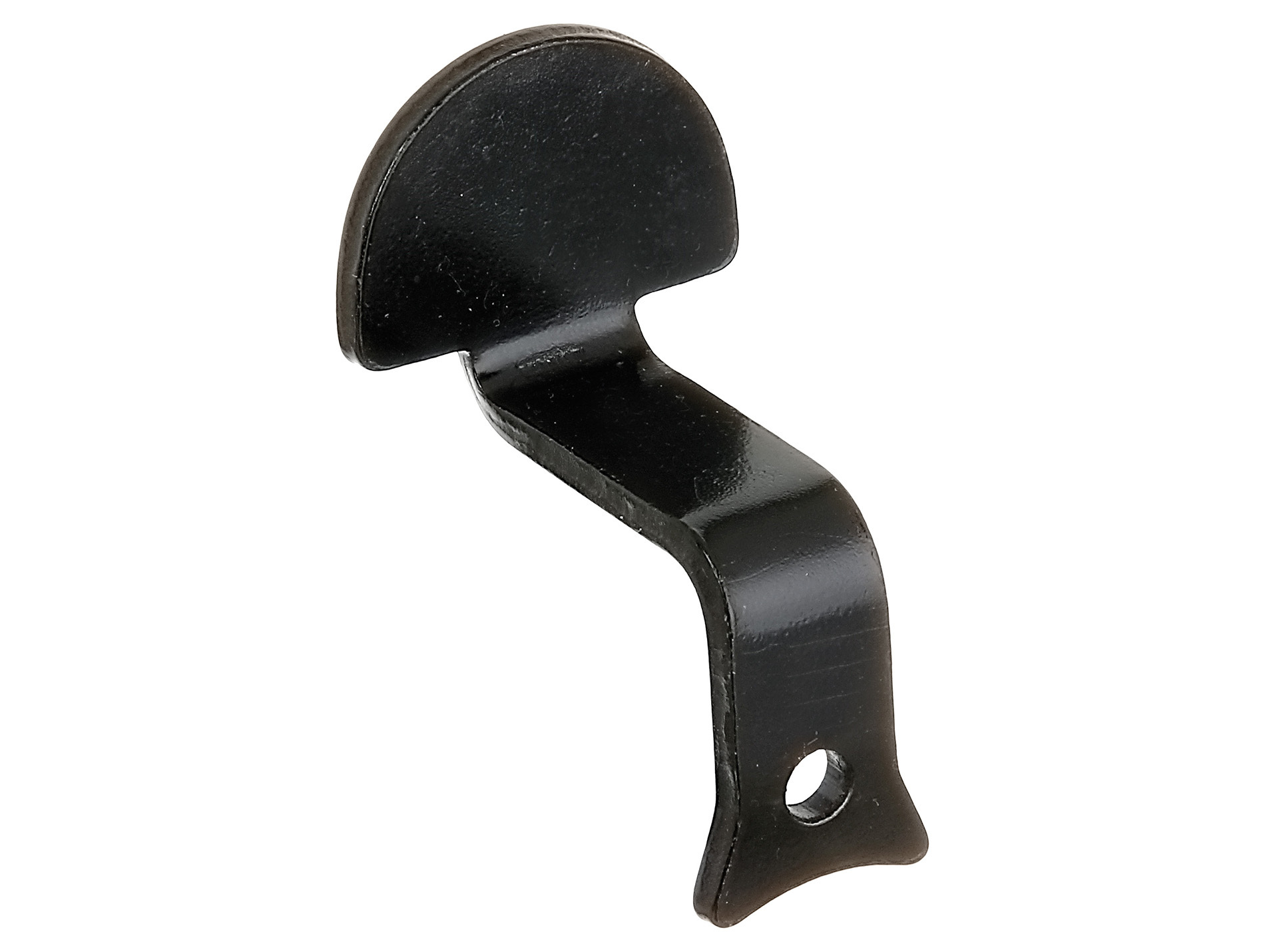 Butée de volet coudée noire 25mm GAH ALBERTS