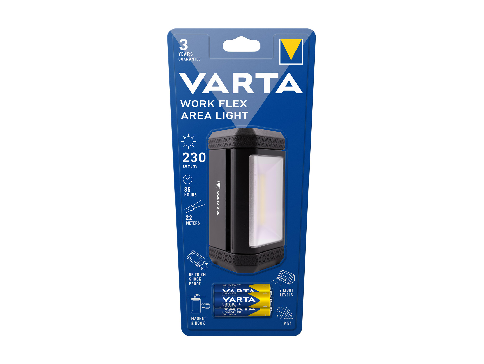 Lampe torche Led VARTA Work Flex Area 4W
