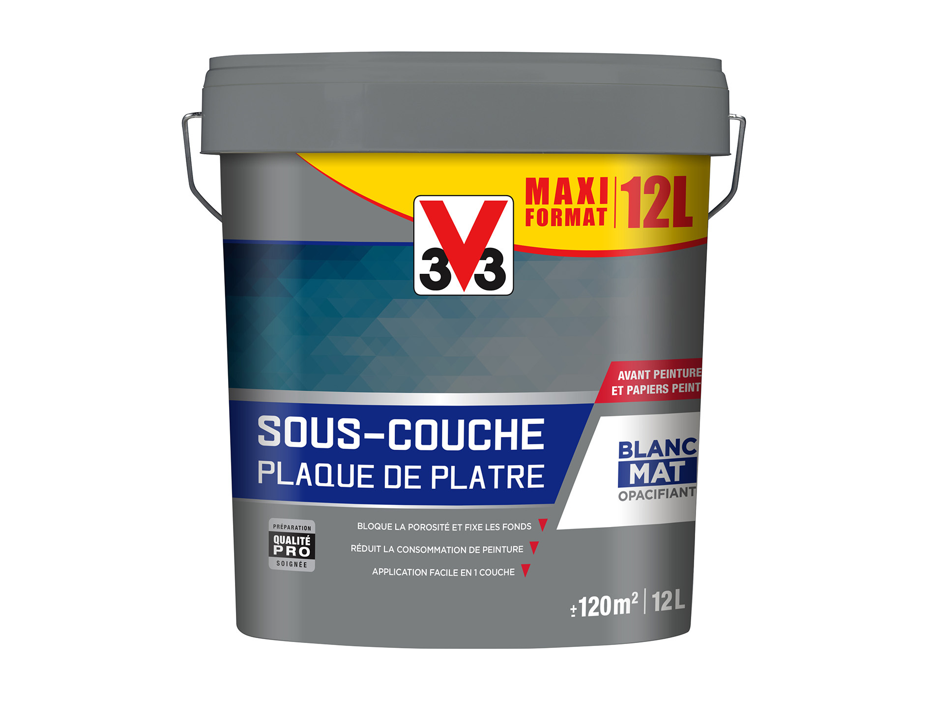 Sous-couche V33 plaque de plâtre 12L