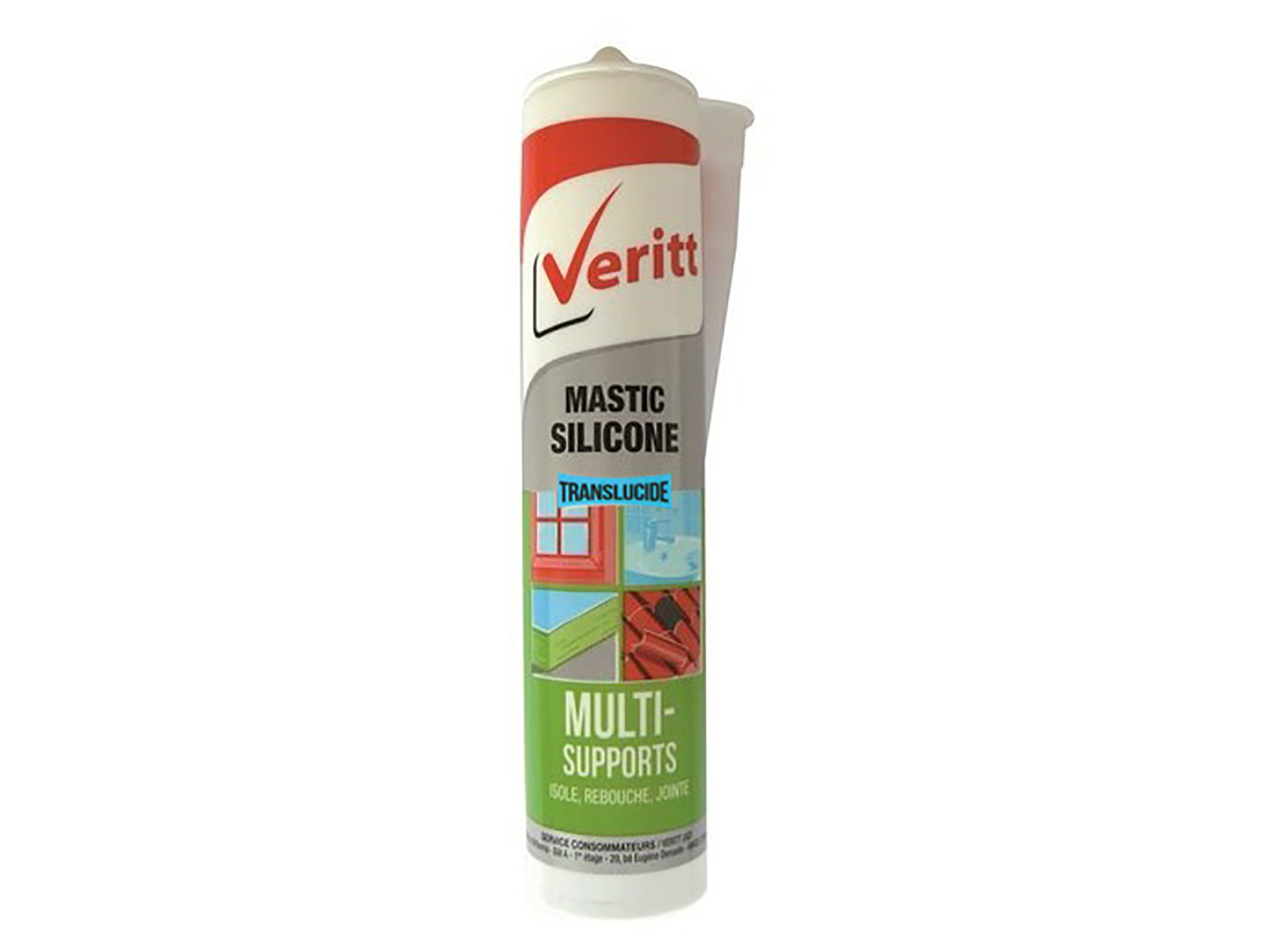 Mastic silicone transparent 280ml