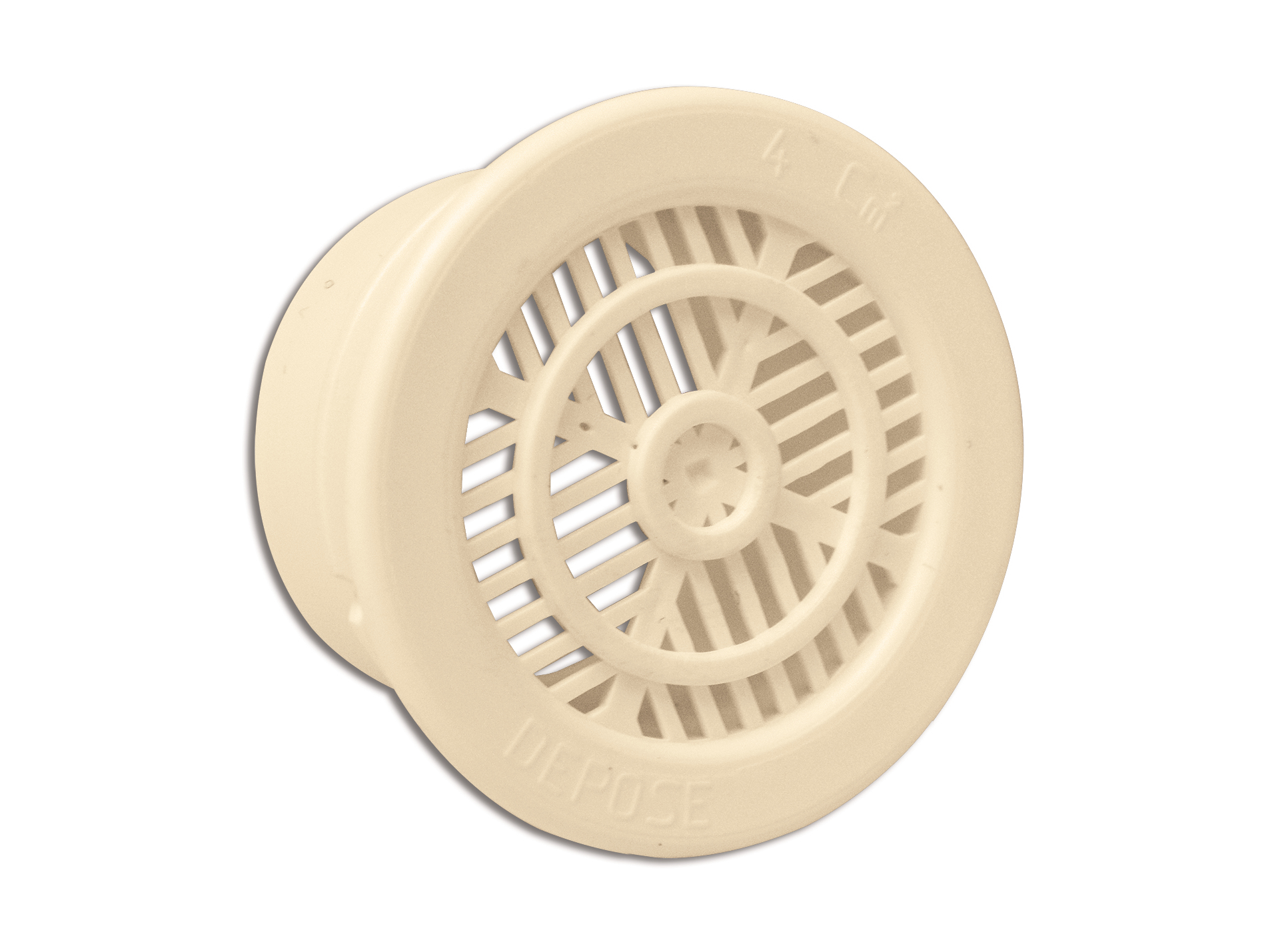 Grille PVC pour contre cloison Ø35