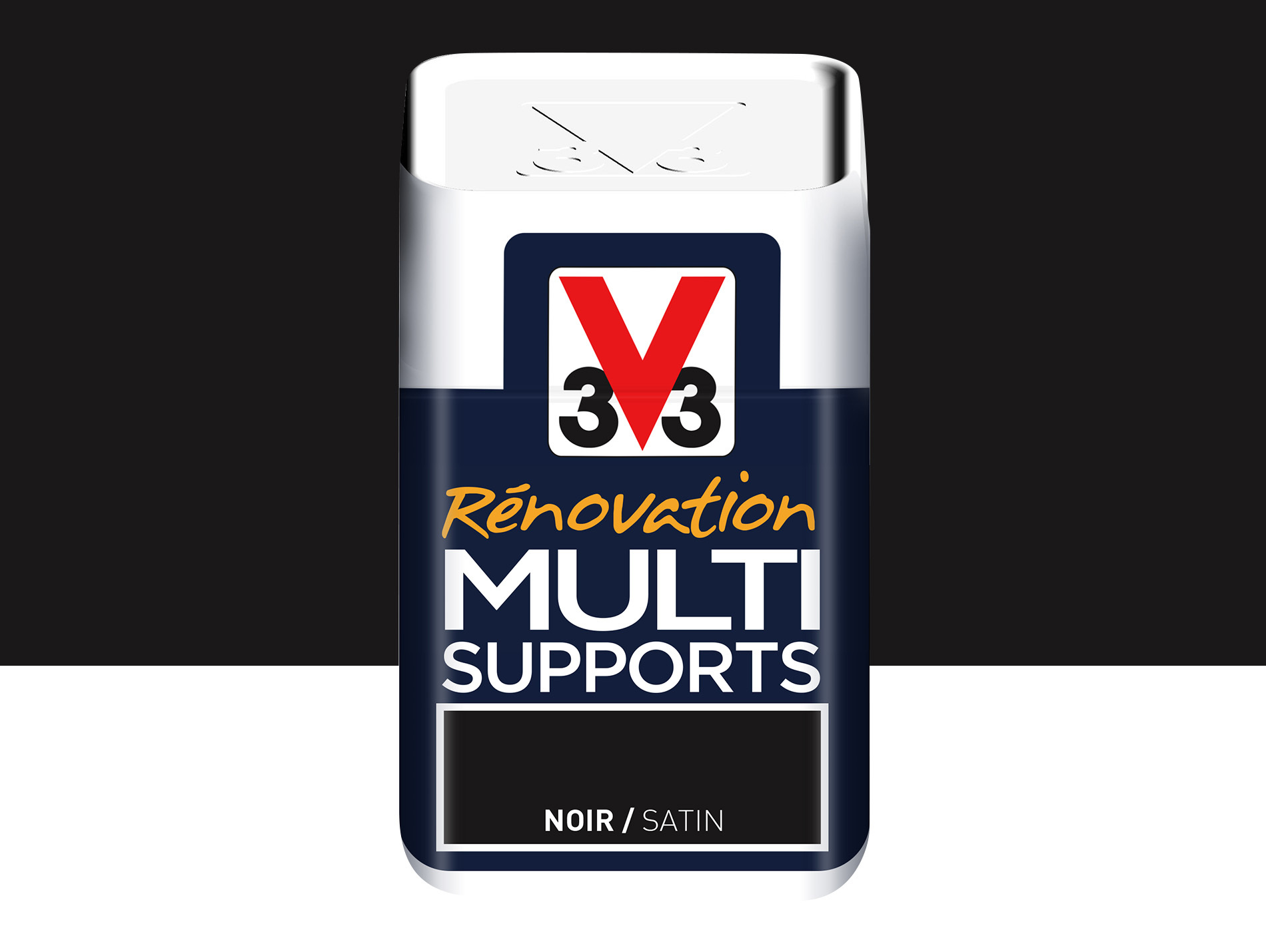 Peinture V33 Rénovation Multi-supports Noir 75ml