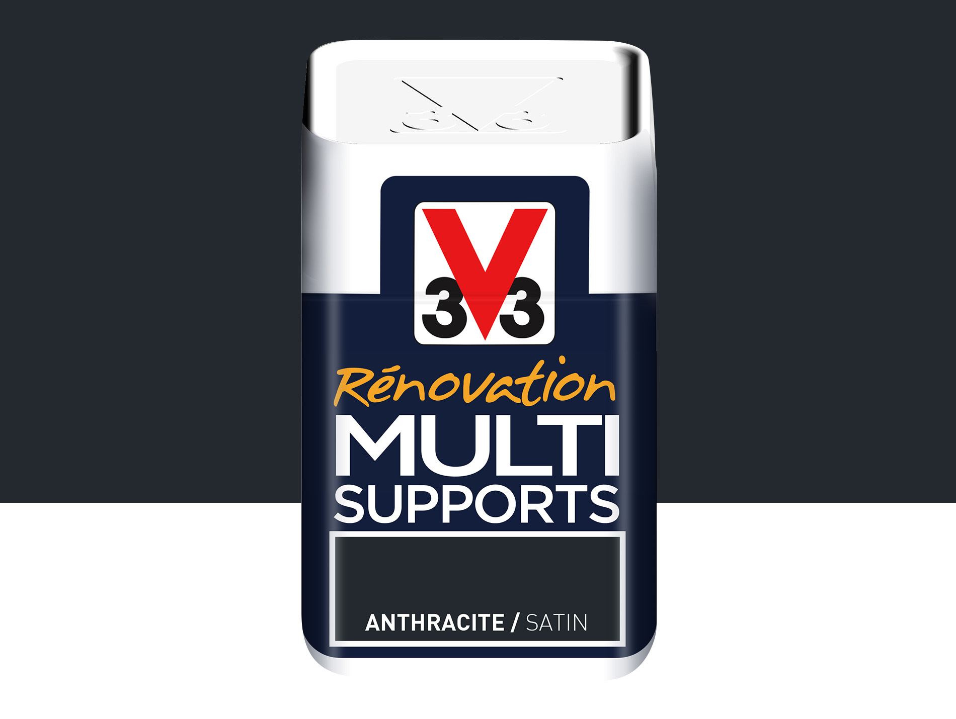 Peinture V33 Rénovation Multi-supports Anthracite 75ml