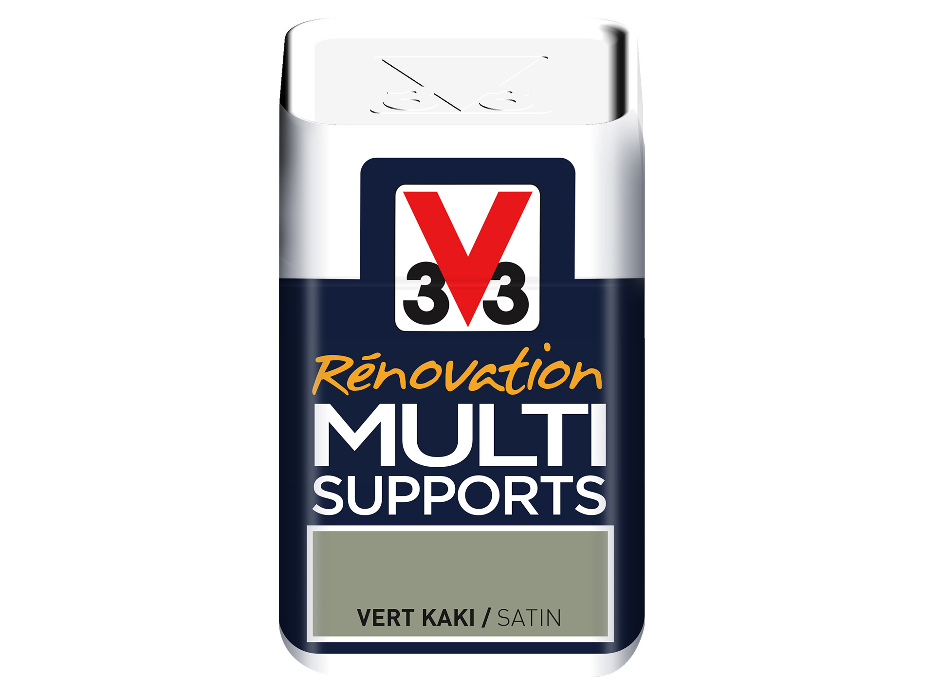 Peinture V33 Rénovation Multi-supports Vert Kaki 75ml