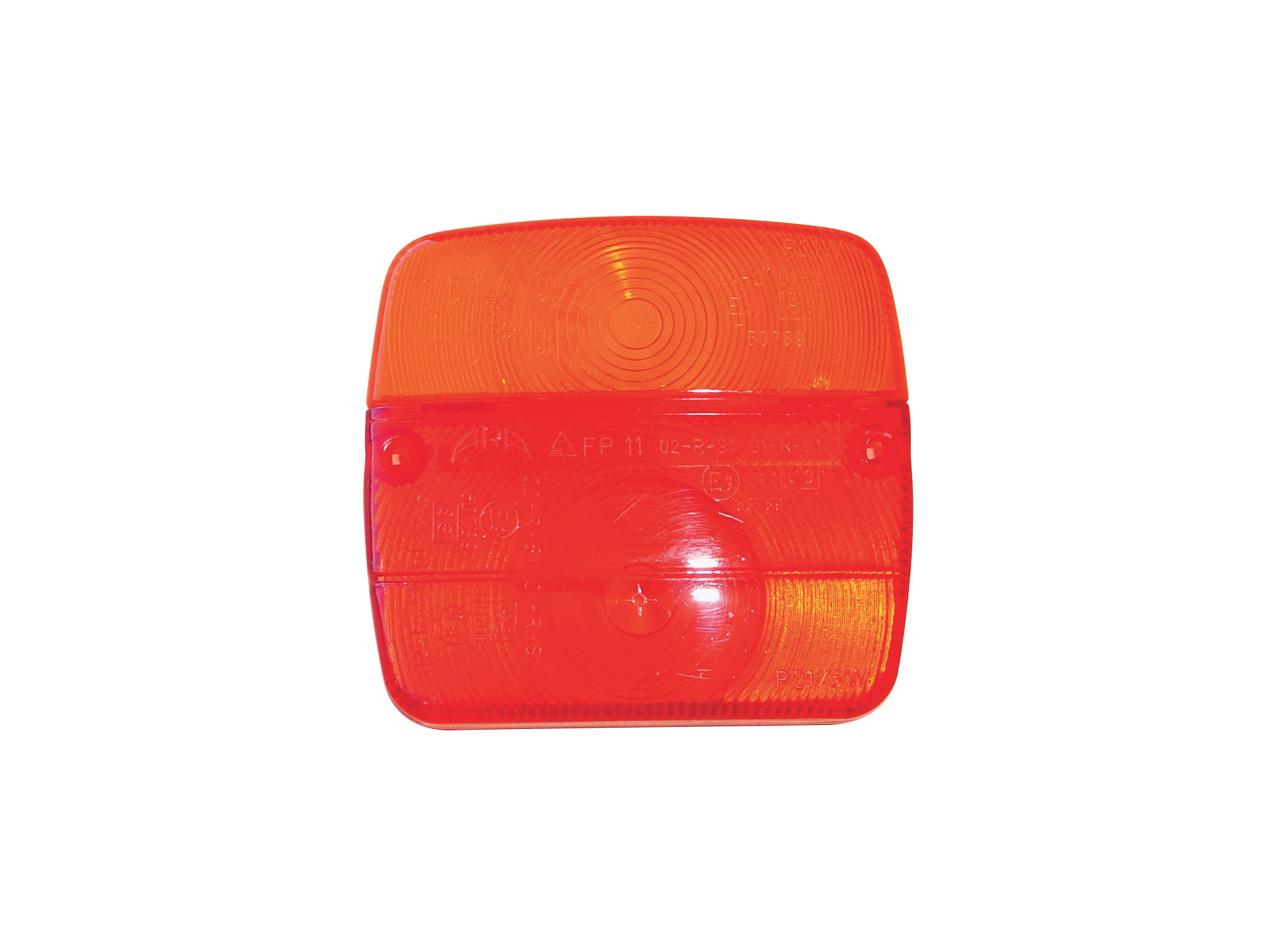 Cabochon de feu arrière ARA 4 fonctions 108x103x52mm l4598