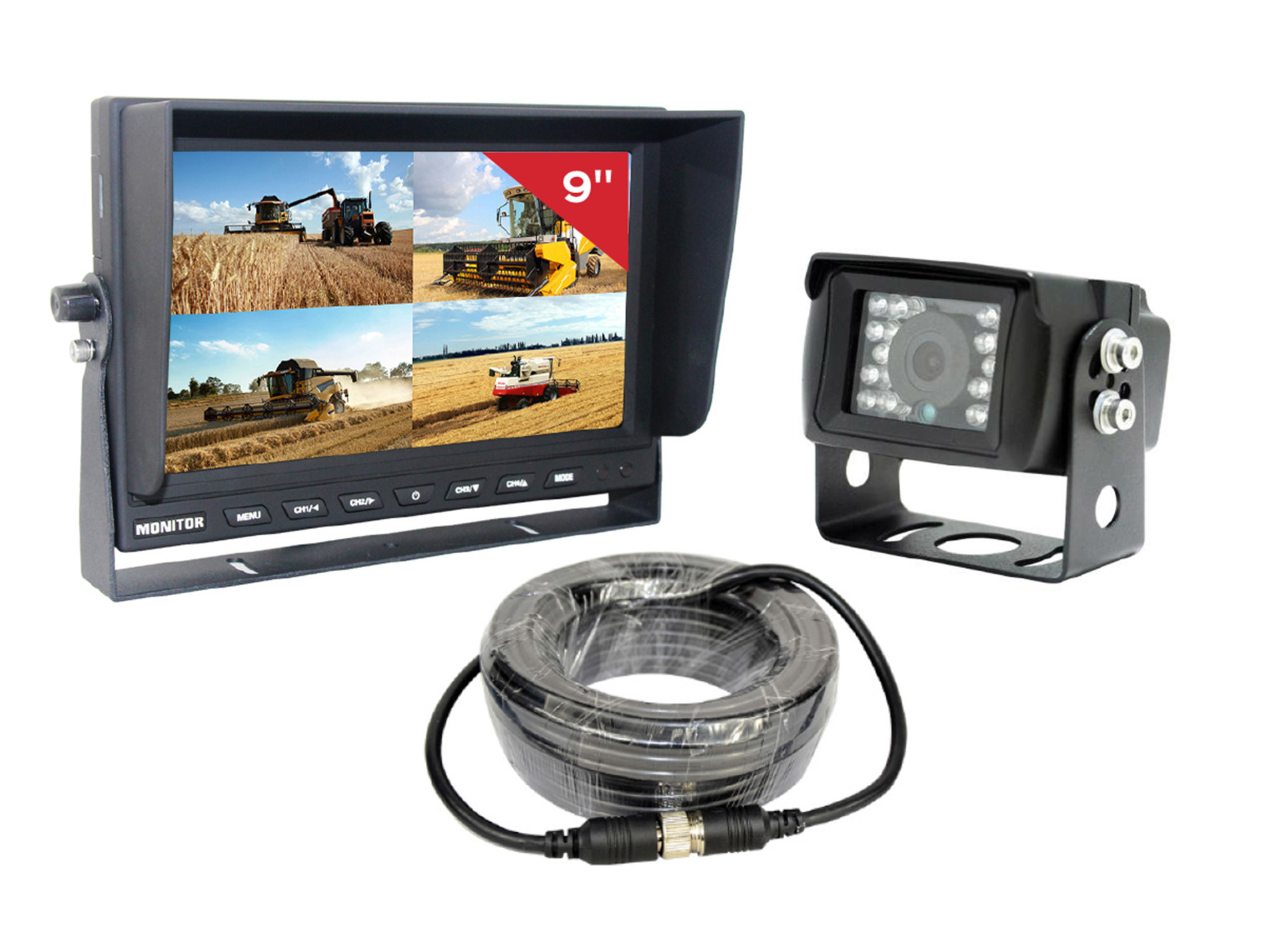 Kit caméra rétrovision écran 9"