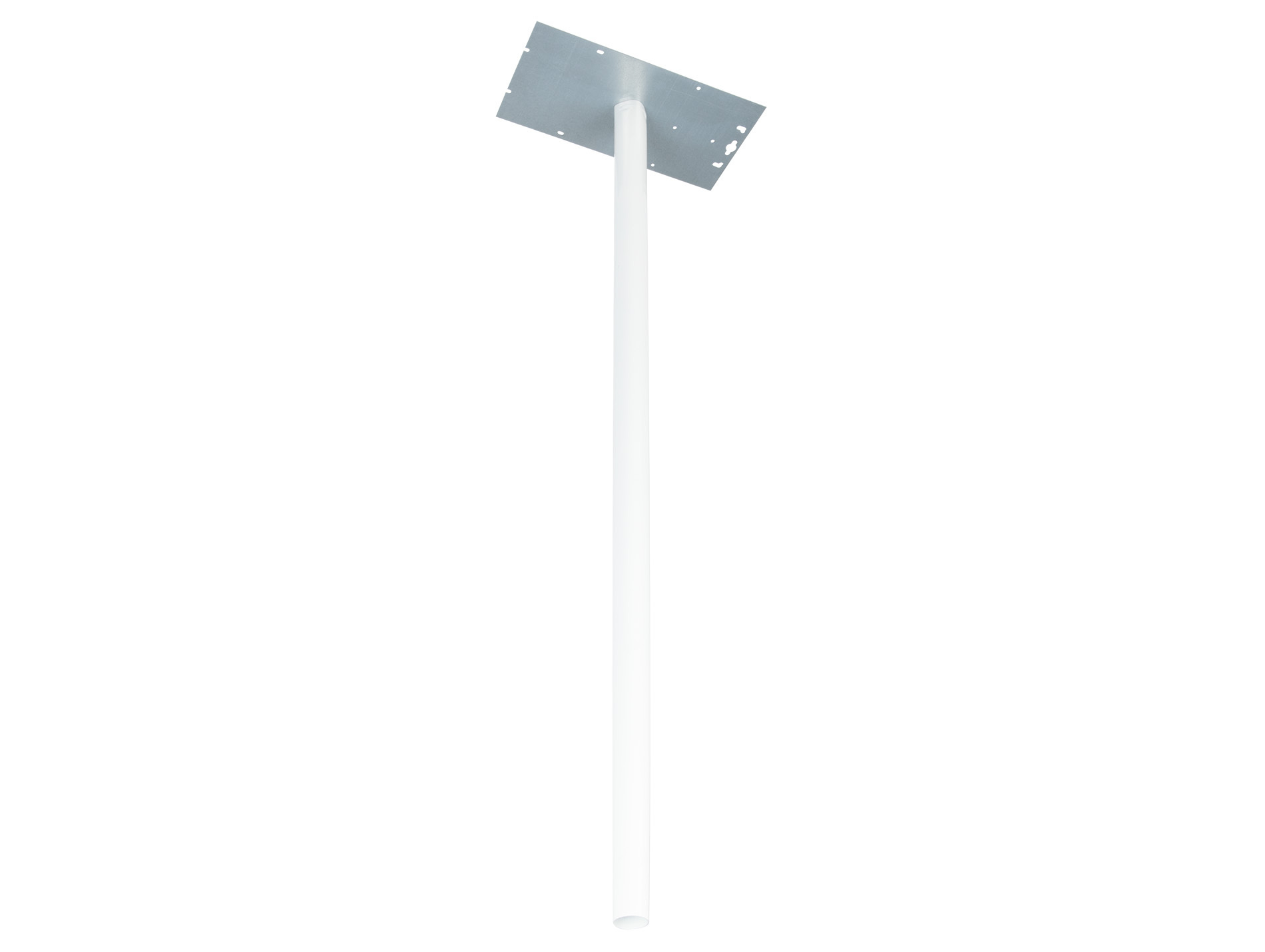 Pied pour boîte aux lettres 1m blanc