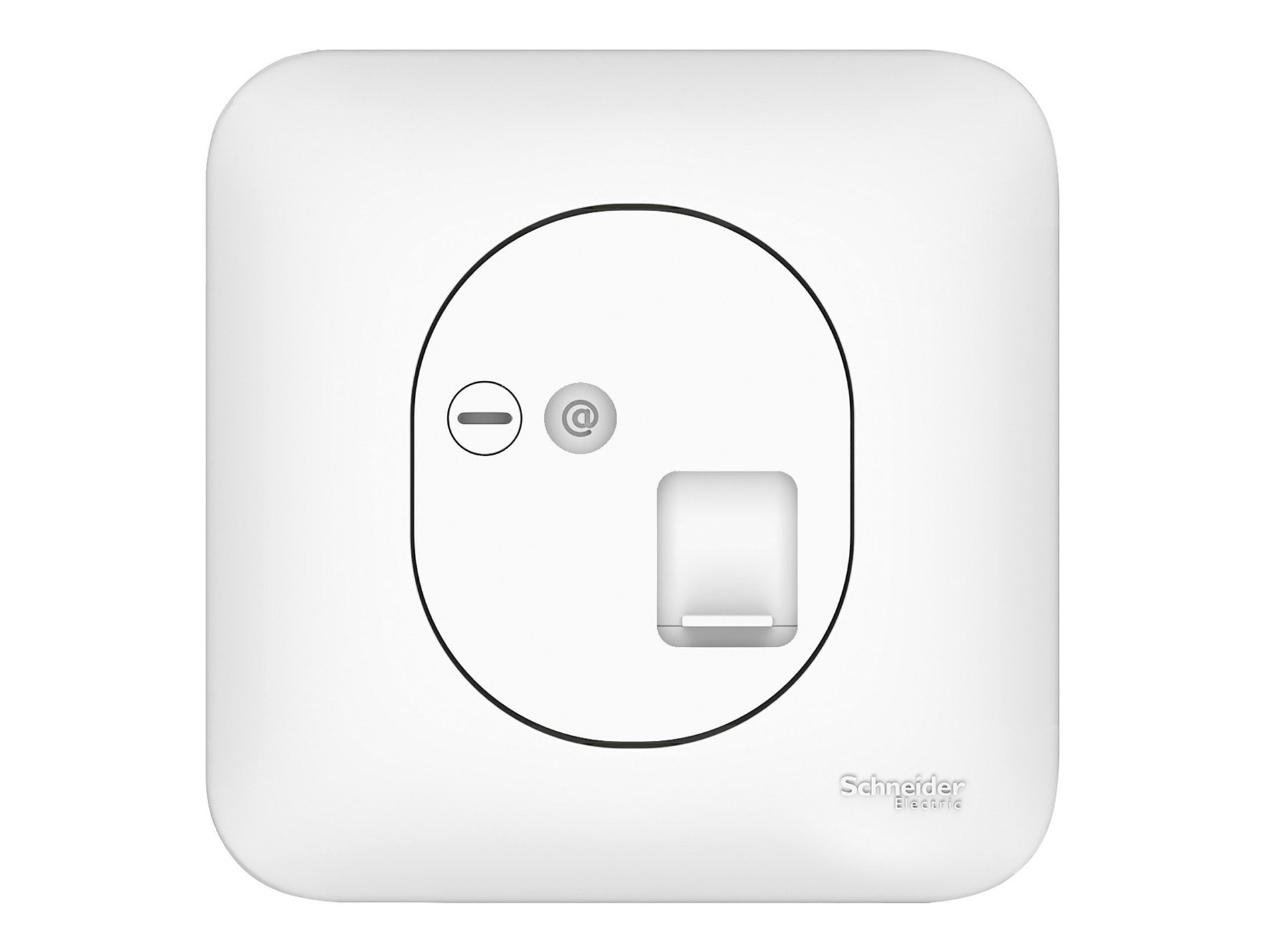 Prise réseau RJ45 SCHNEIDER Ovalis