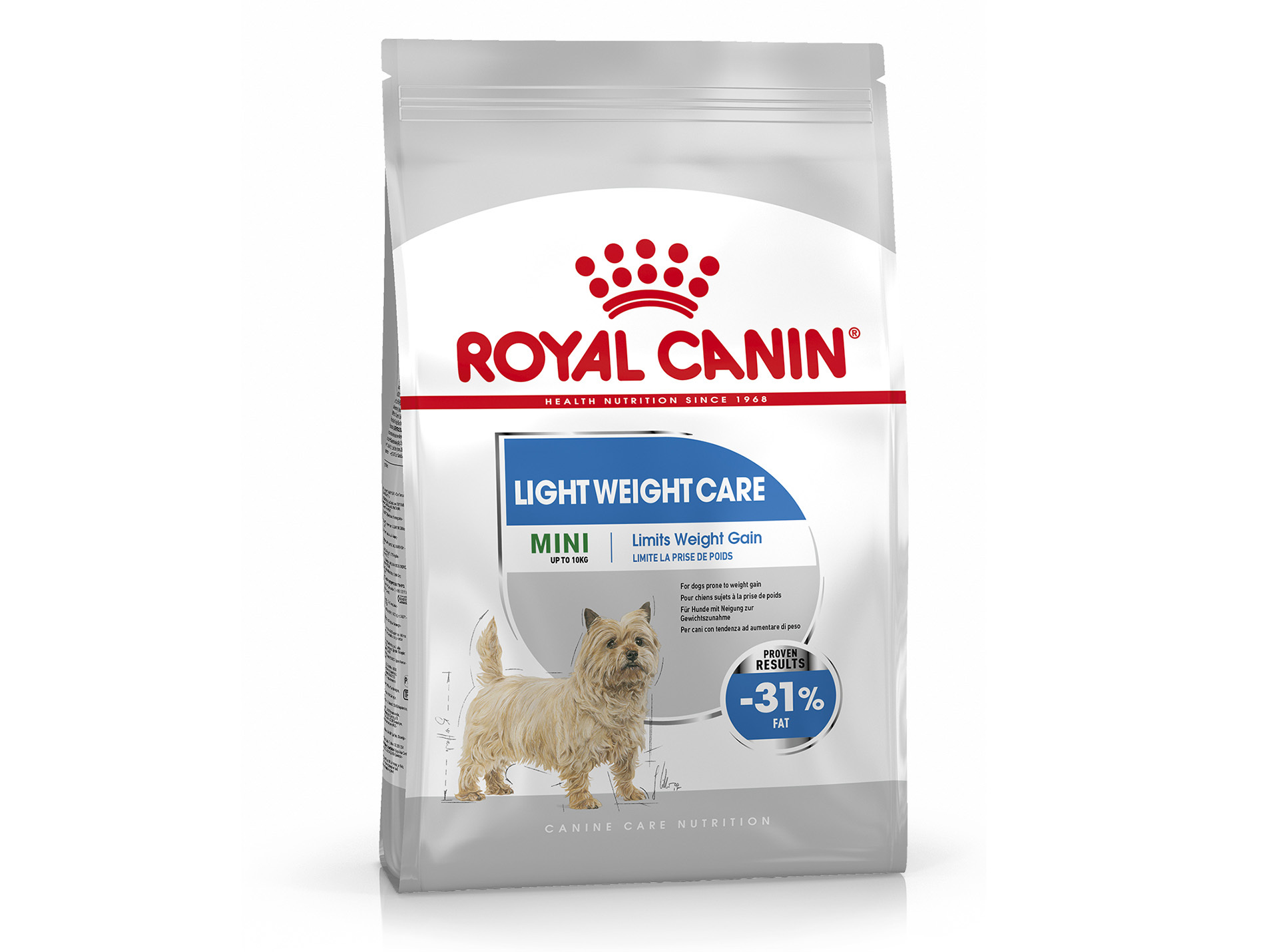 Croquettes petit chien light Weight Care ROYAL CANIN 1kg