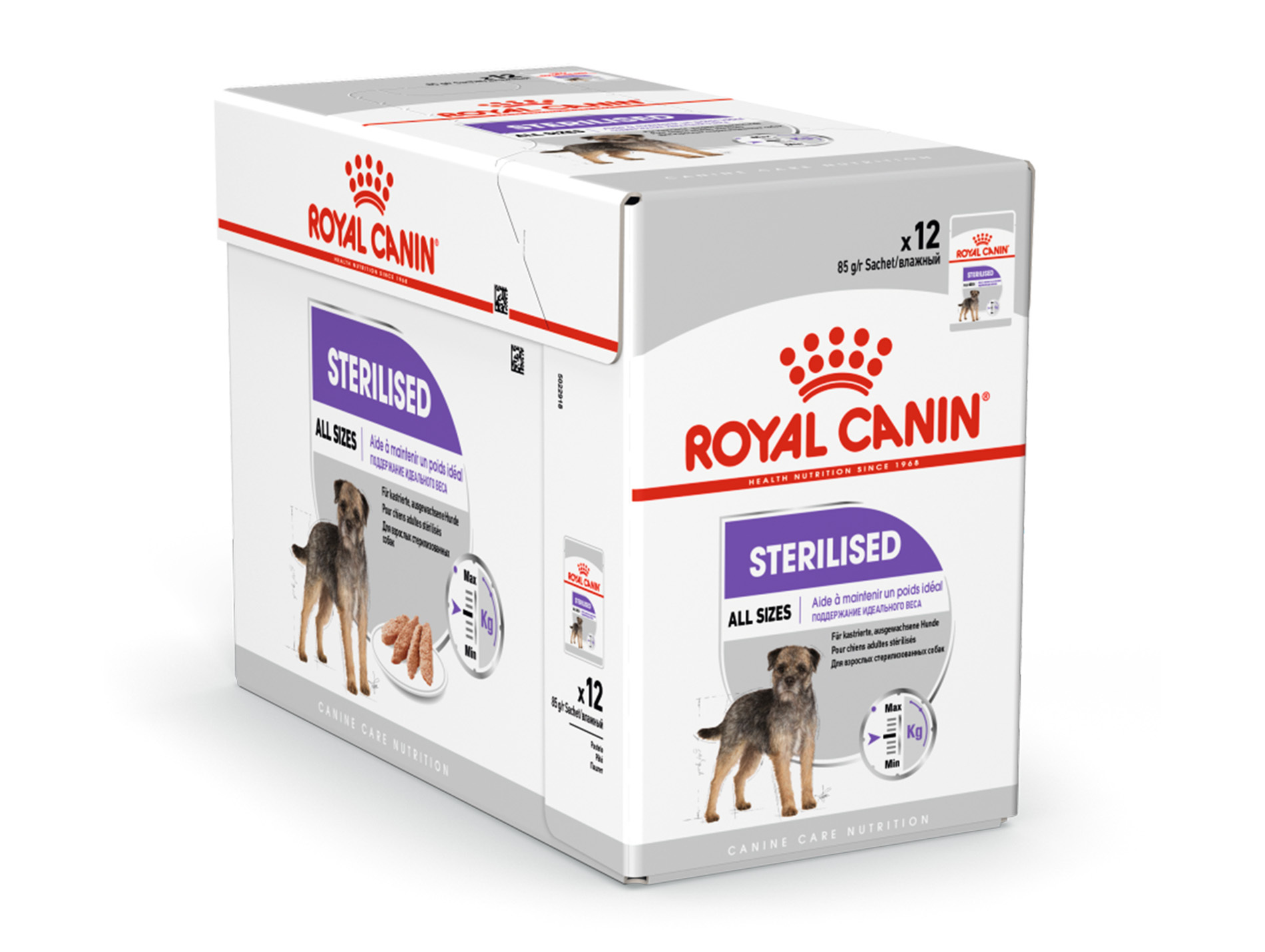 Mousse chien stérilisé ROYAL CANIN 12x85g