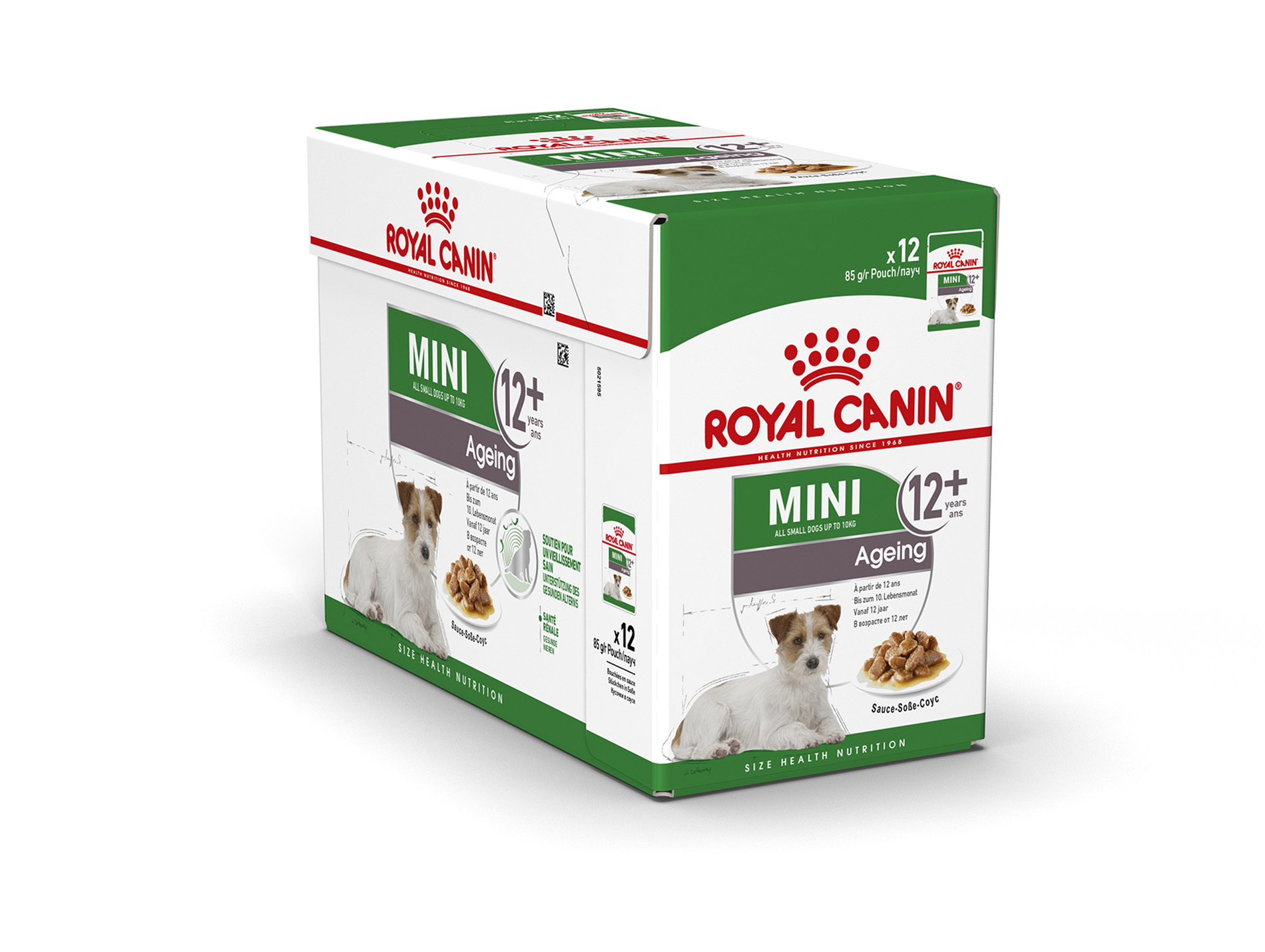 Pâtée petit chien adulte +12ans ROYAL CANIN 12x85g