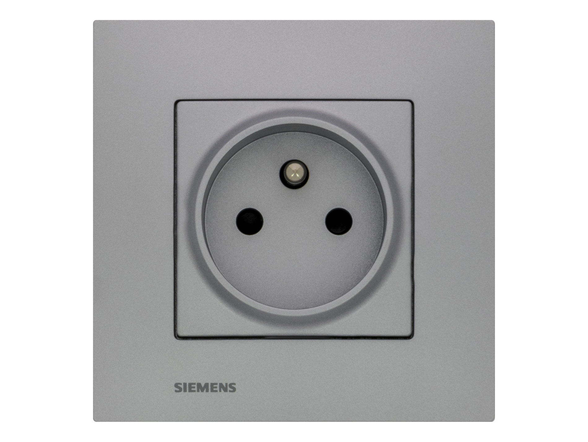 Prise 2P+T SIEMENS Delta Viva Silver