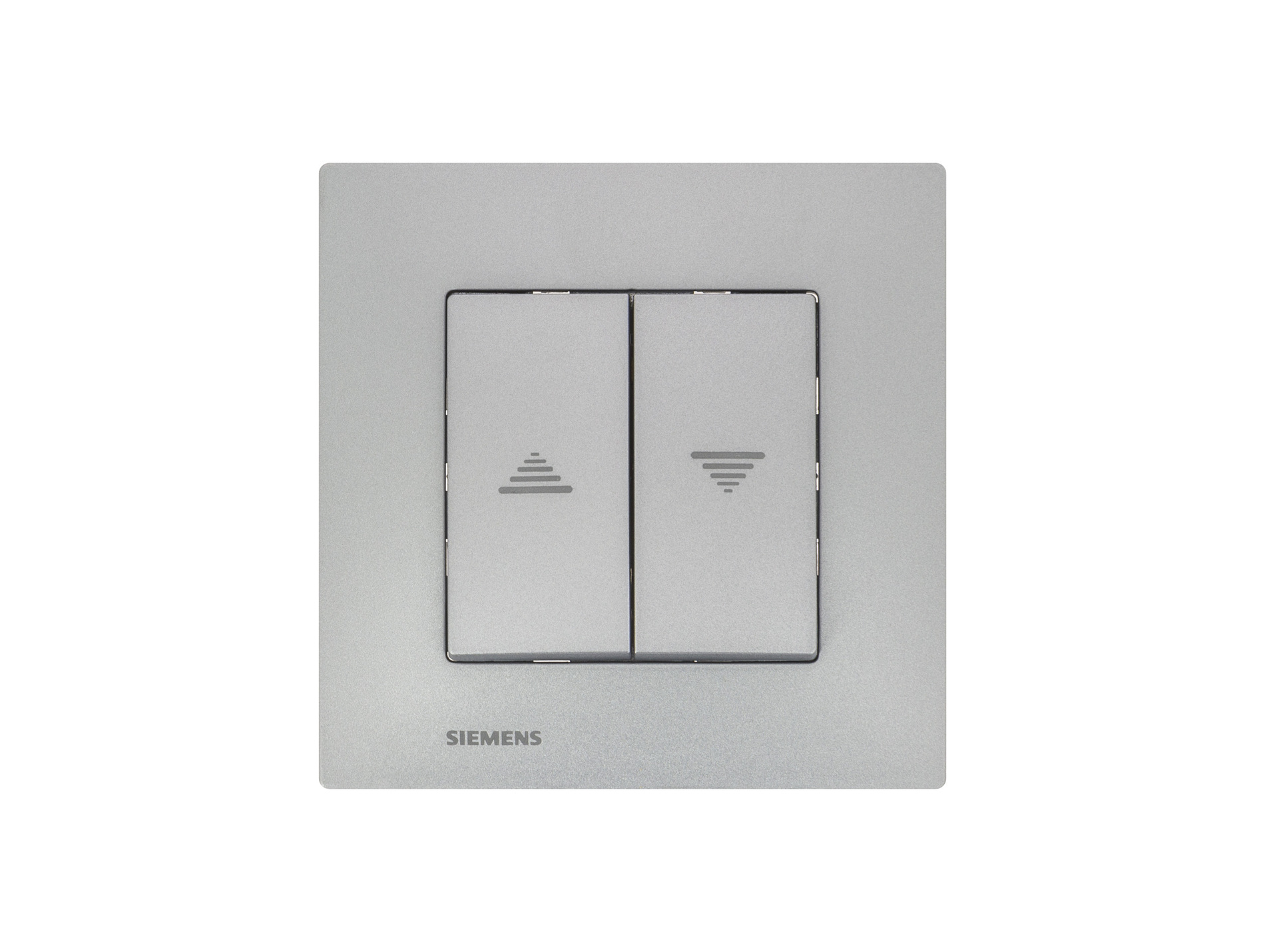 Interrupteur pour volets roulants SIEMENS Delta Viva Silver