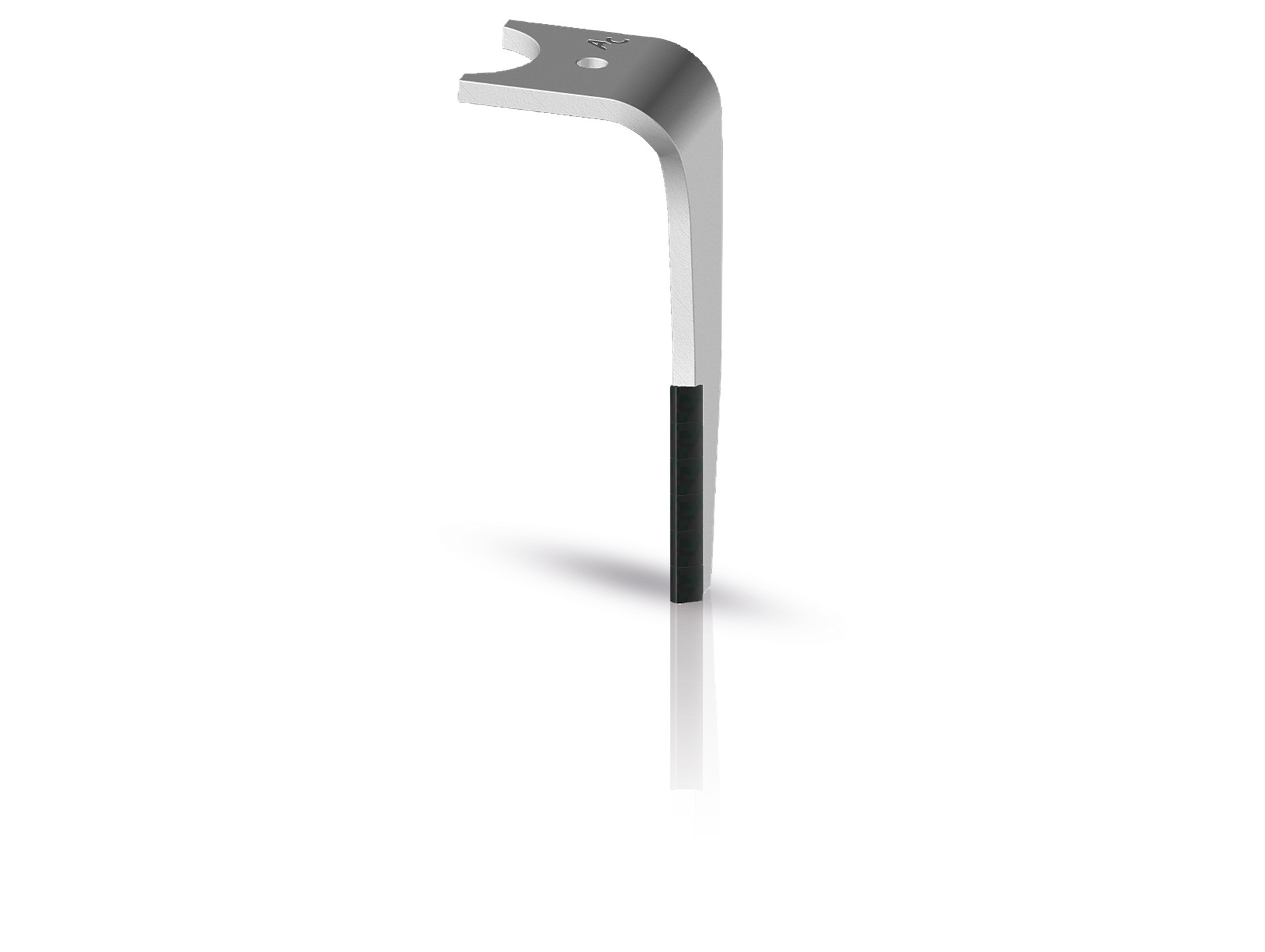 Platine d'assemblage bouts arrondis 16x60mm GAH ALBERTS