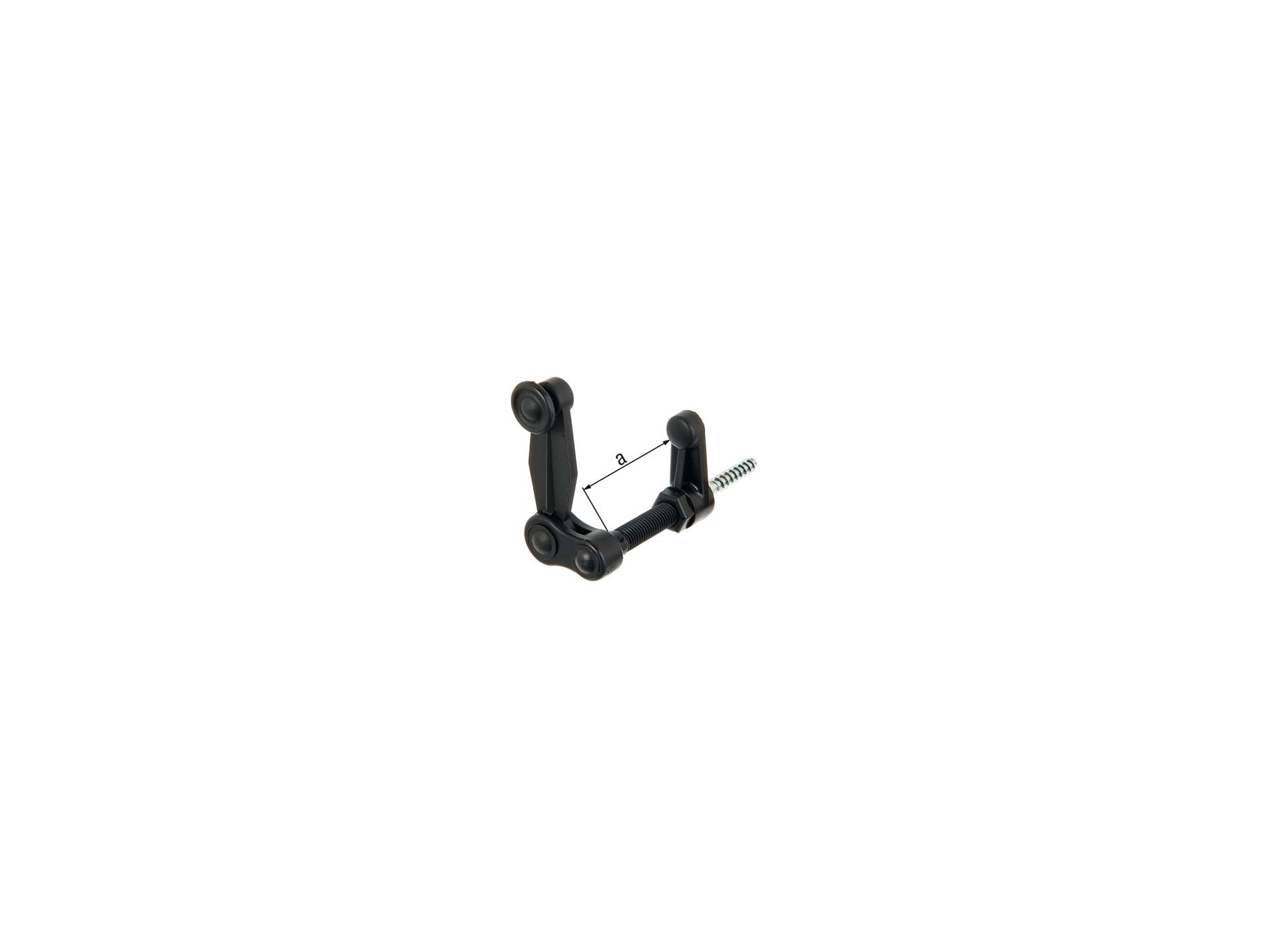 Arrêt de volet type Marseillais PVC noir GAH ALBERTS