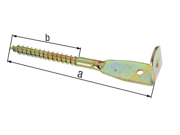 Équerre coudée pour clôture tressée 160mm ø10mm GAH ALBERTS