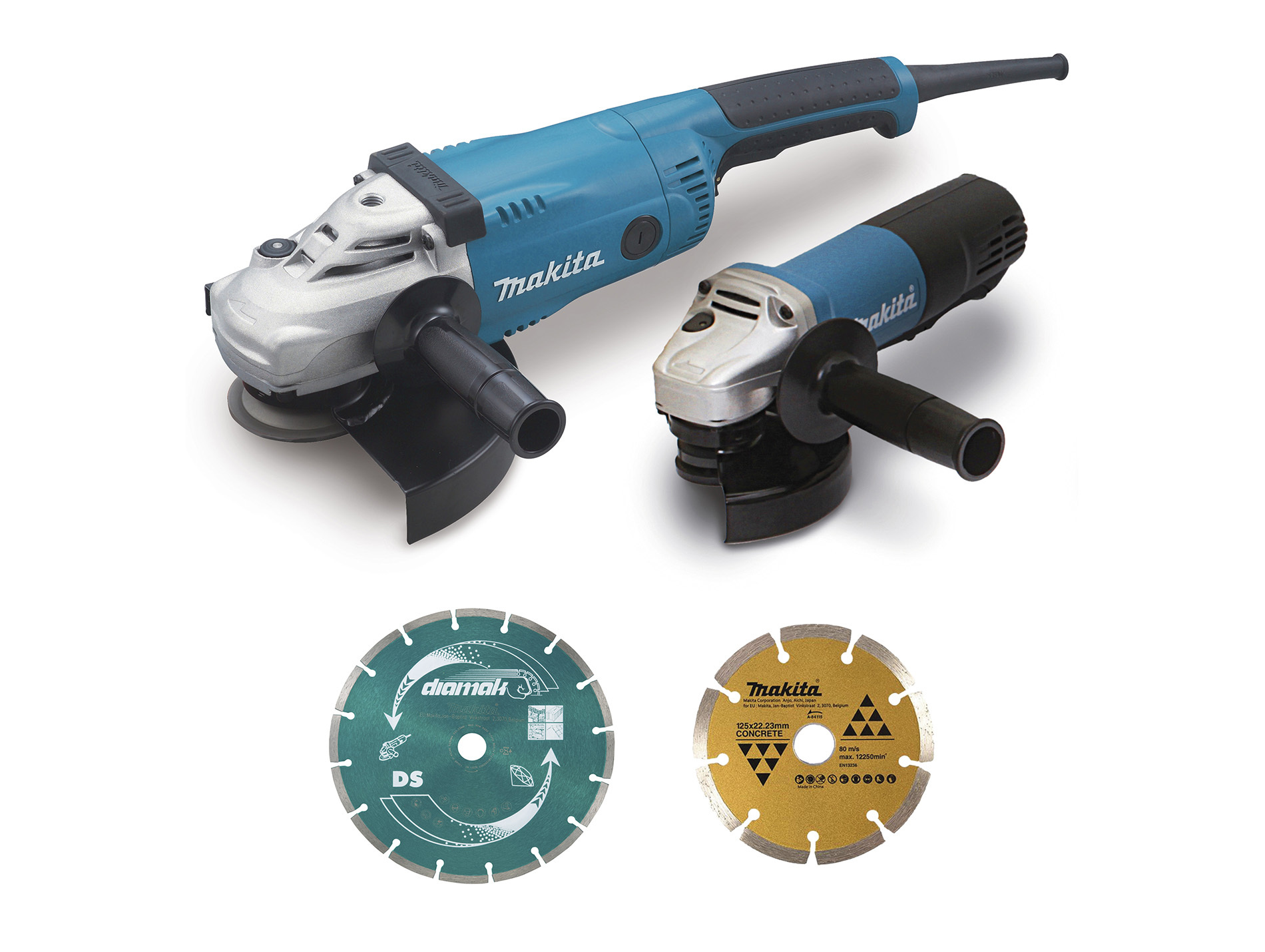 2 meuleuses 125 mm et 230mm MAKITA
