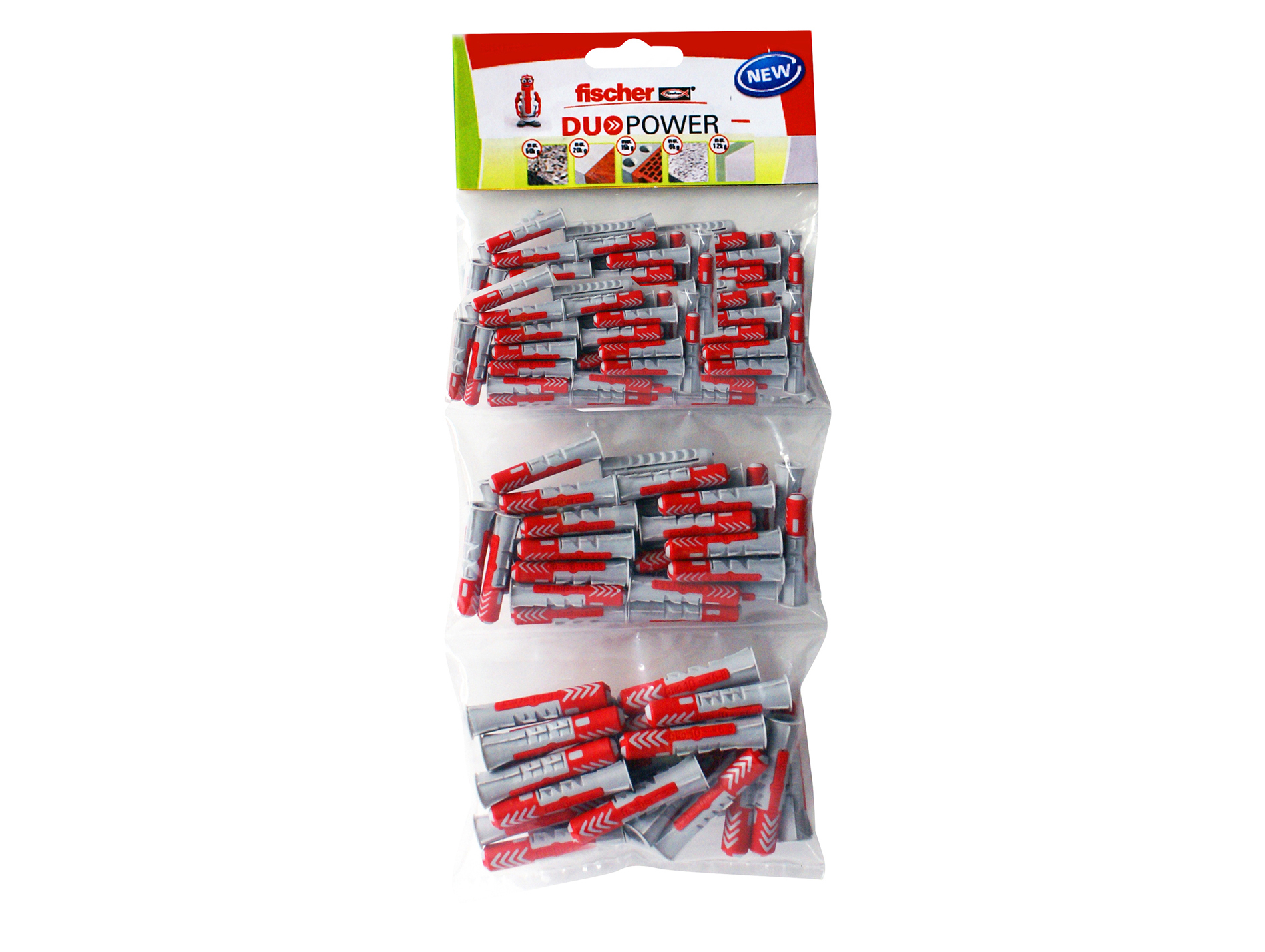 Sachet chevilles bi-matière DuoPower FISCHER Ø6/8/10mm x130
