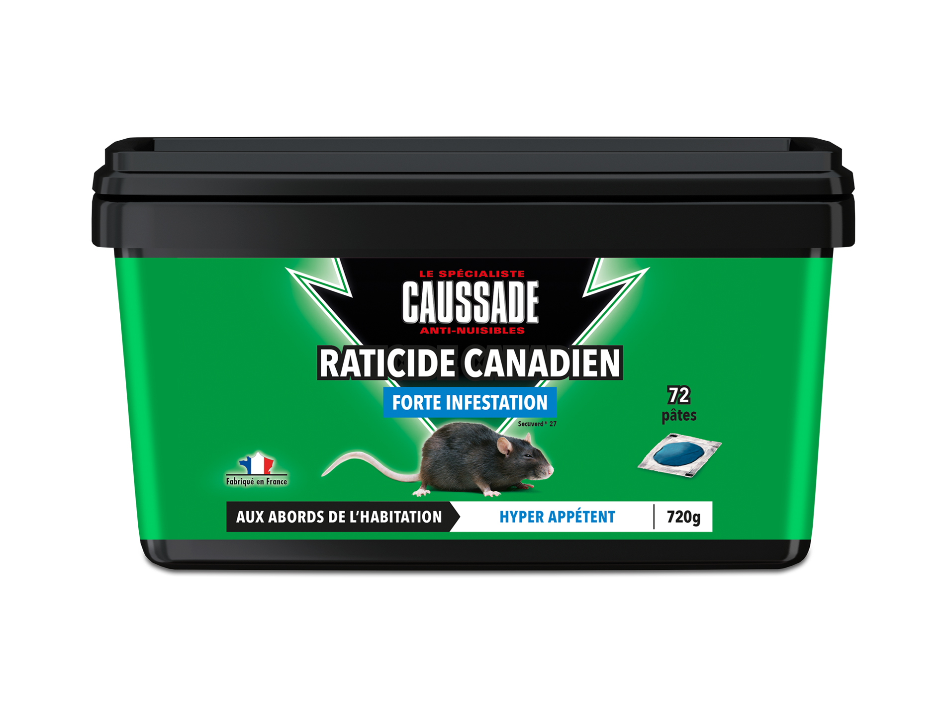 RATICIDE CANADIEN 720G CAUSSADE