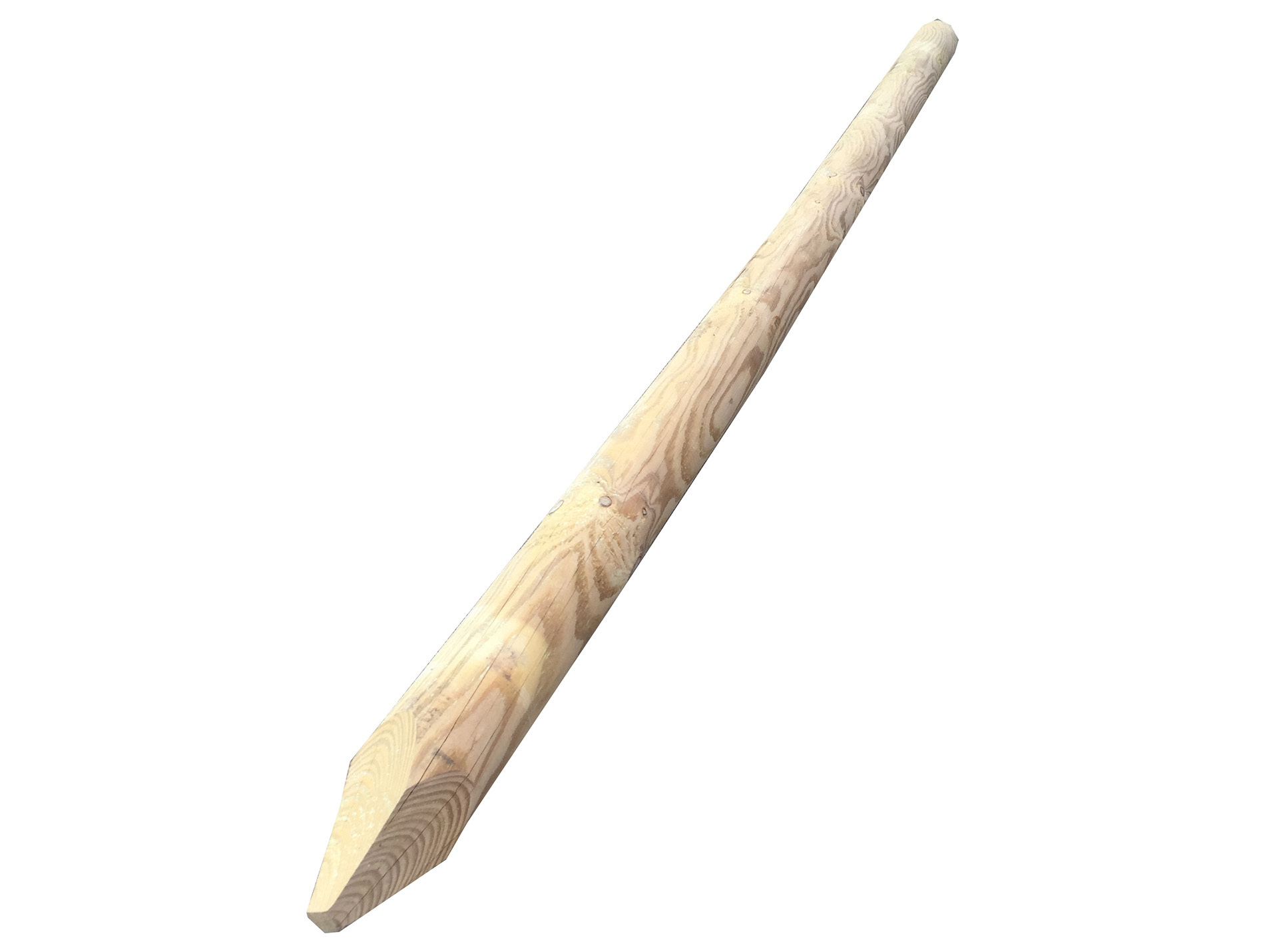 Rondin bois pointé SOLID Ø60mm L.0,6m vert