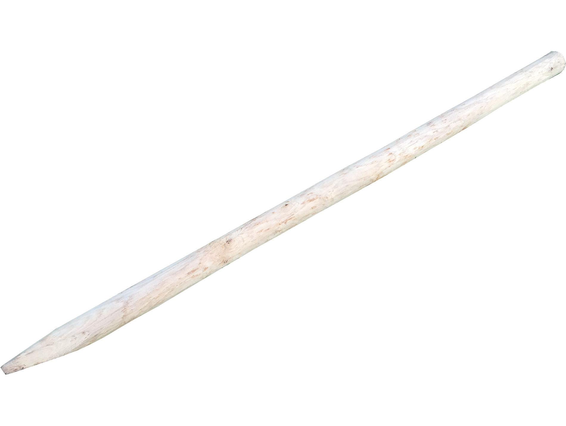 Piquet bois écorcé et pointé en châtaignier SOLID Ø6/8cm H.2,5m