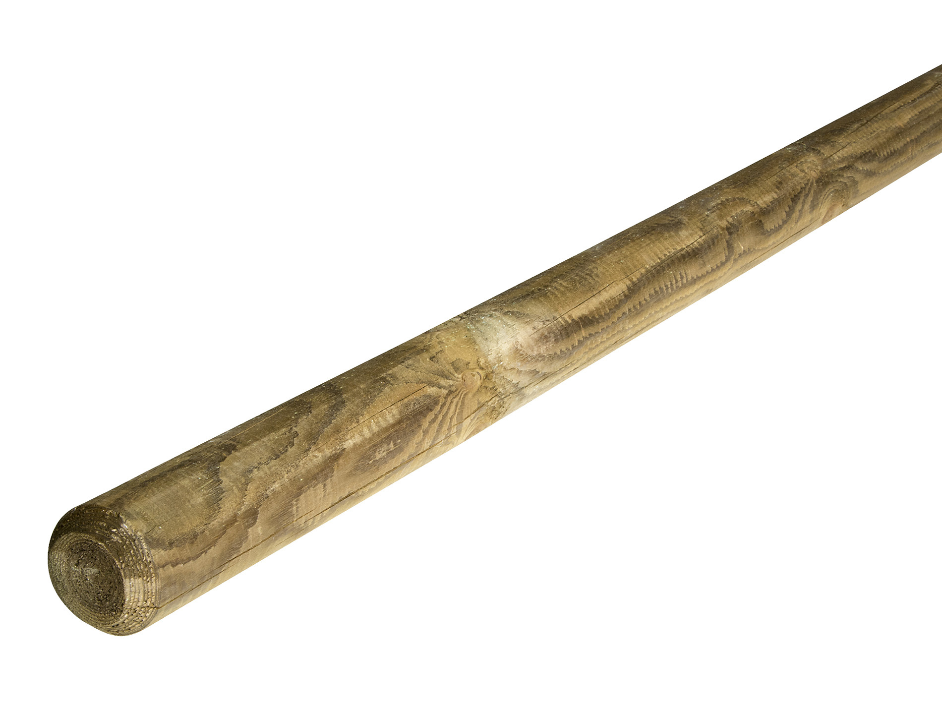 Rondin bois chanfreiné SOLID Ø100mm L.5m vert