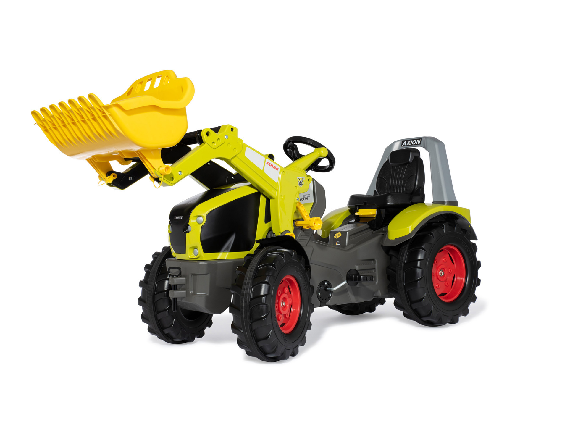 Tracteur à pédales ROLLY TOYS XTrac Premium Claas avec pelle