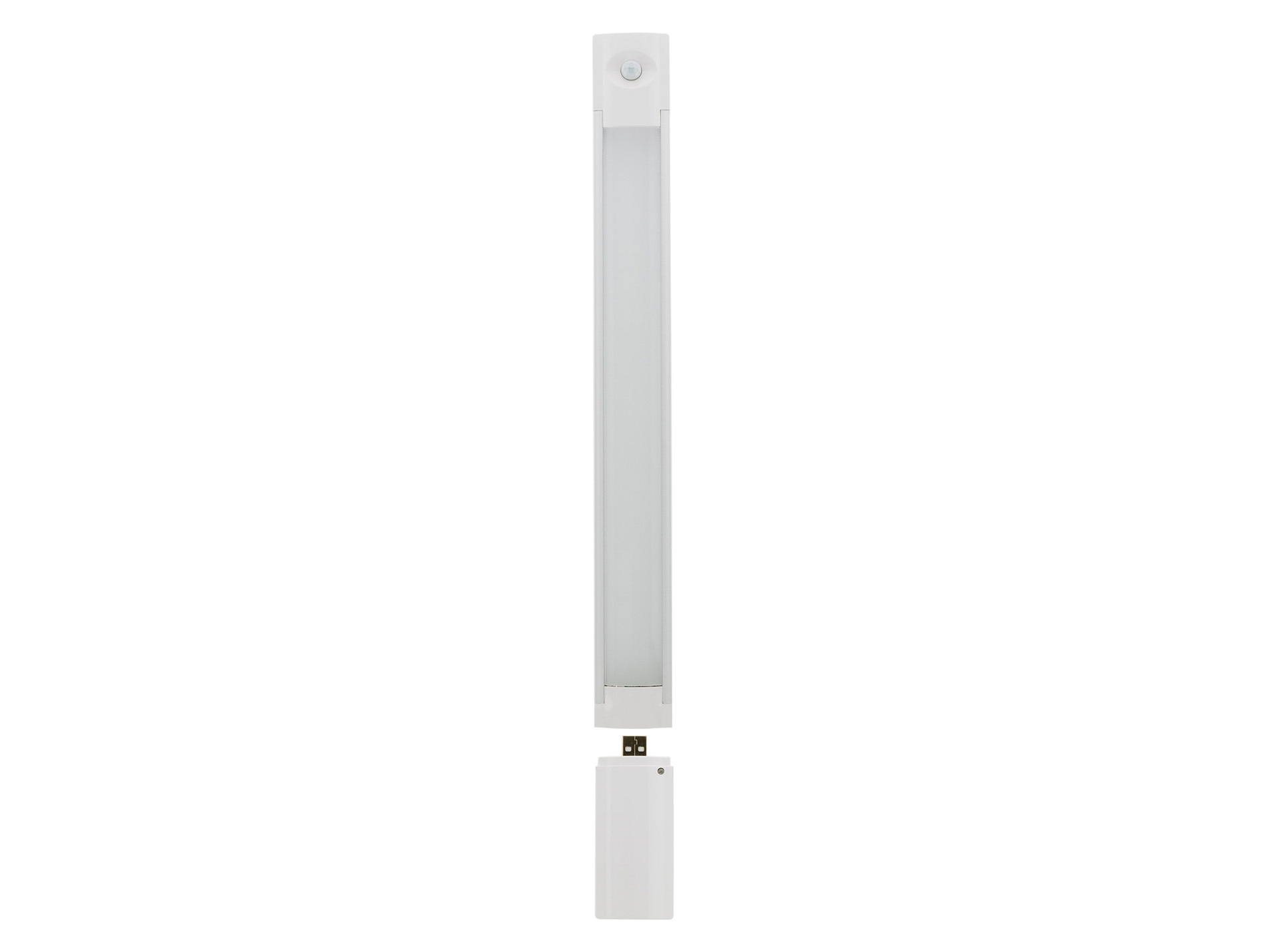 Réglette Led rechargeable 1,3W 50lm 28cm + détecteur