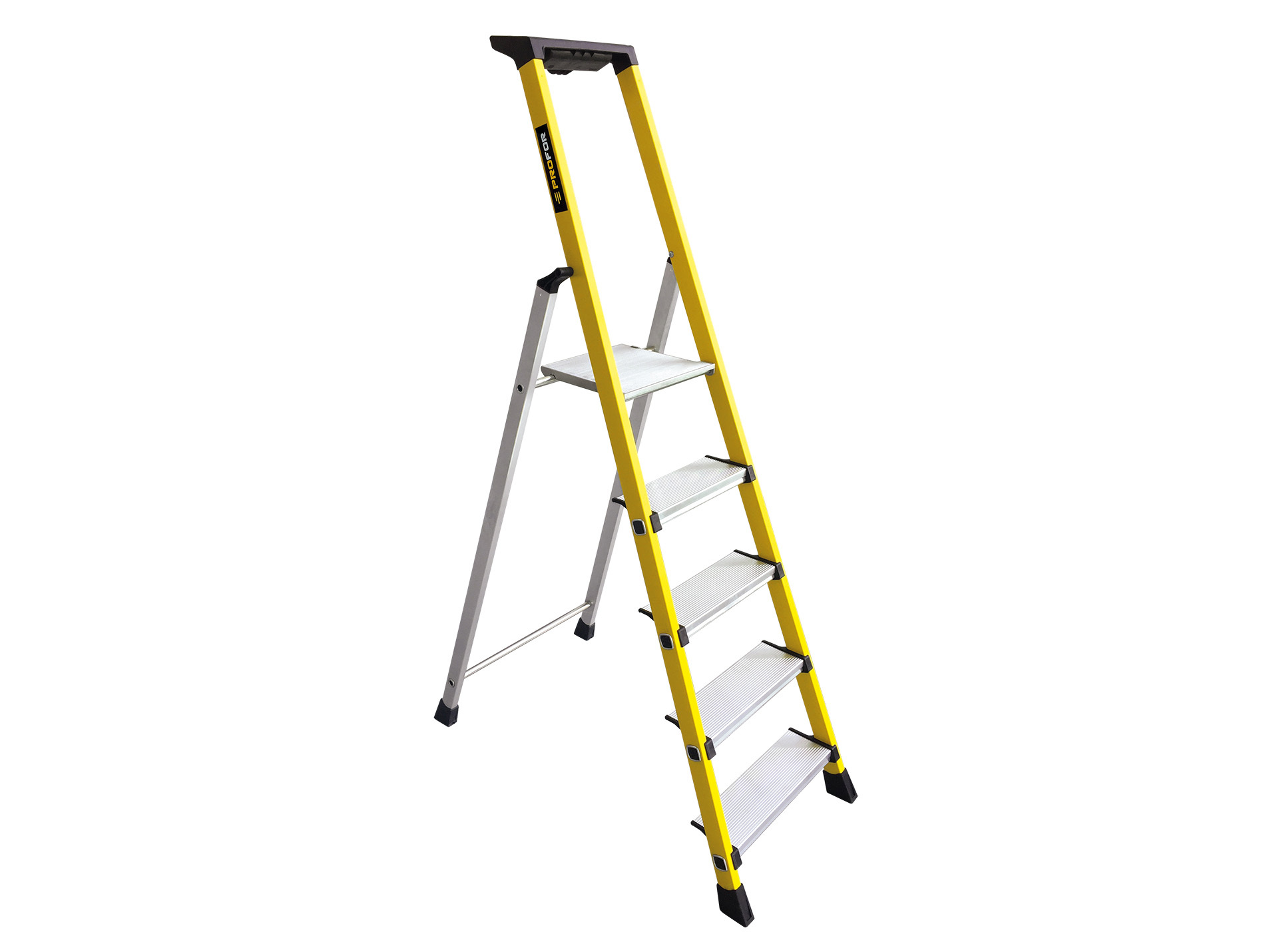 Escabeau 5 marches XXL alu 3m PROFOR