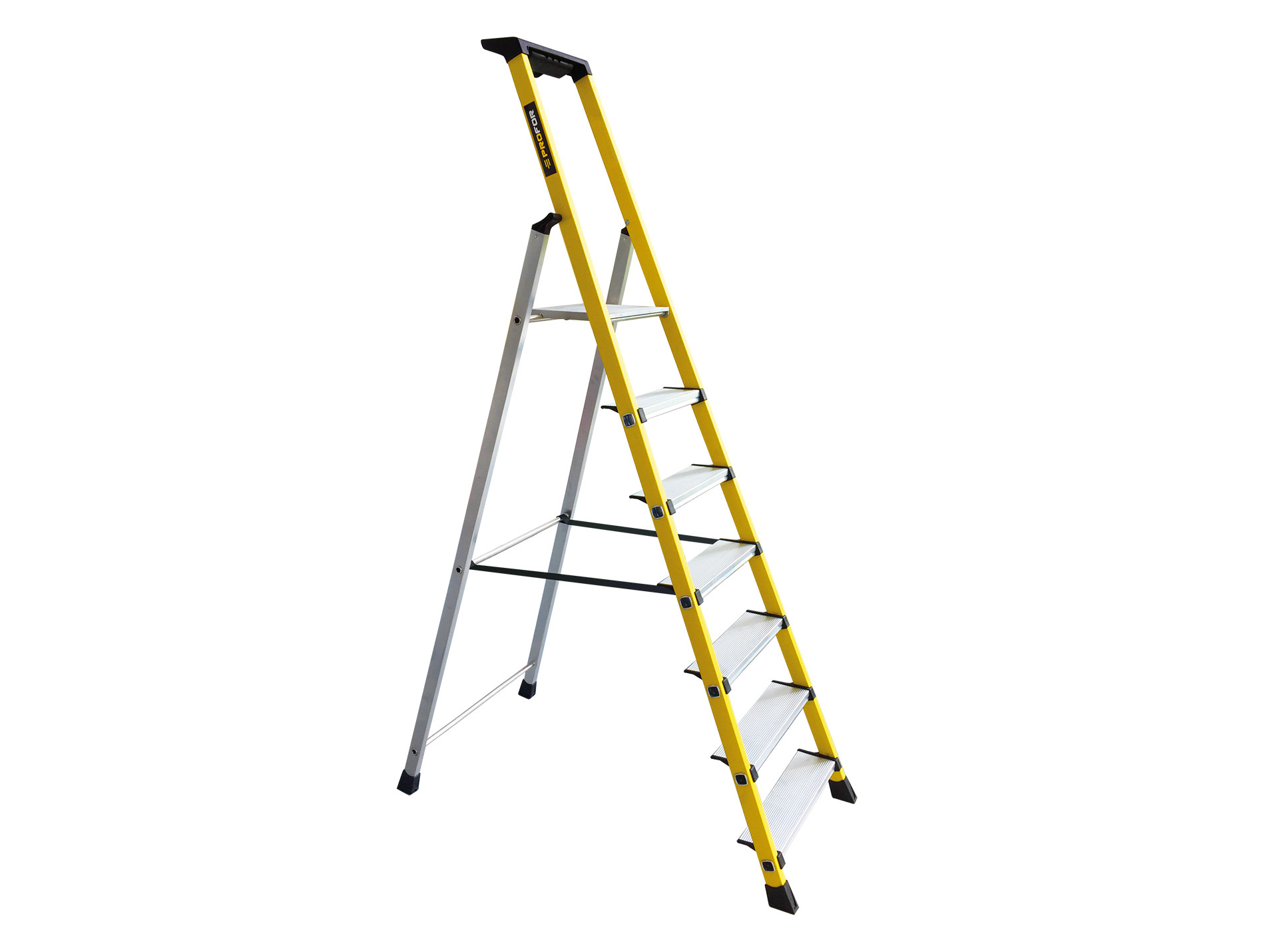 Escabeau 7 marches XL alu 3,42m PROFOR