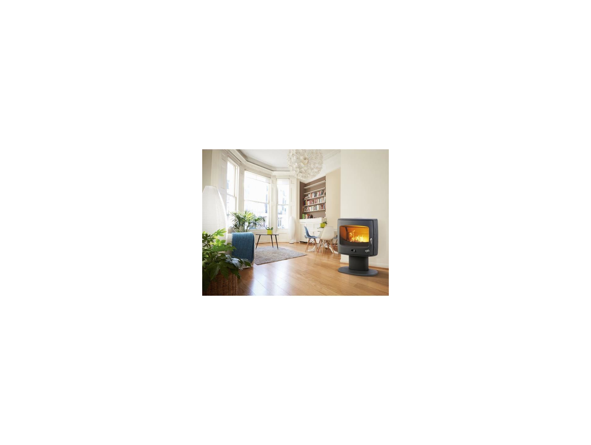 Poêle à bois GODIN fonte Eliot 8kW