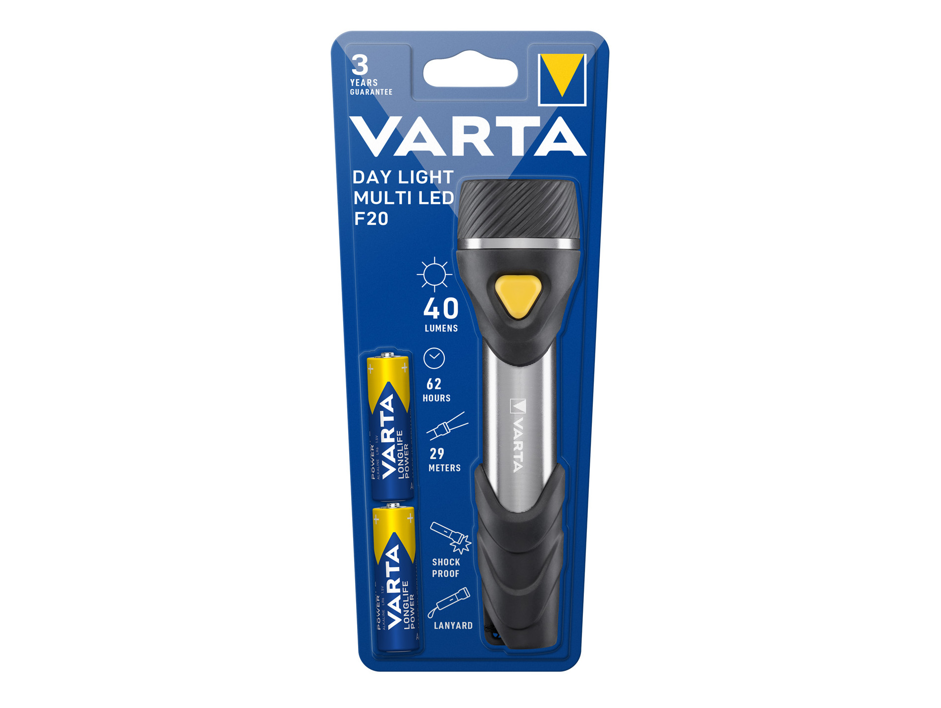 Lampe torche VARTA New Day Light 40lm
