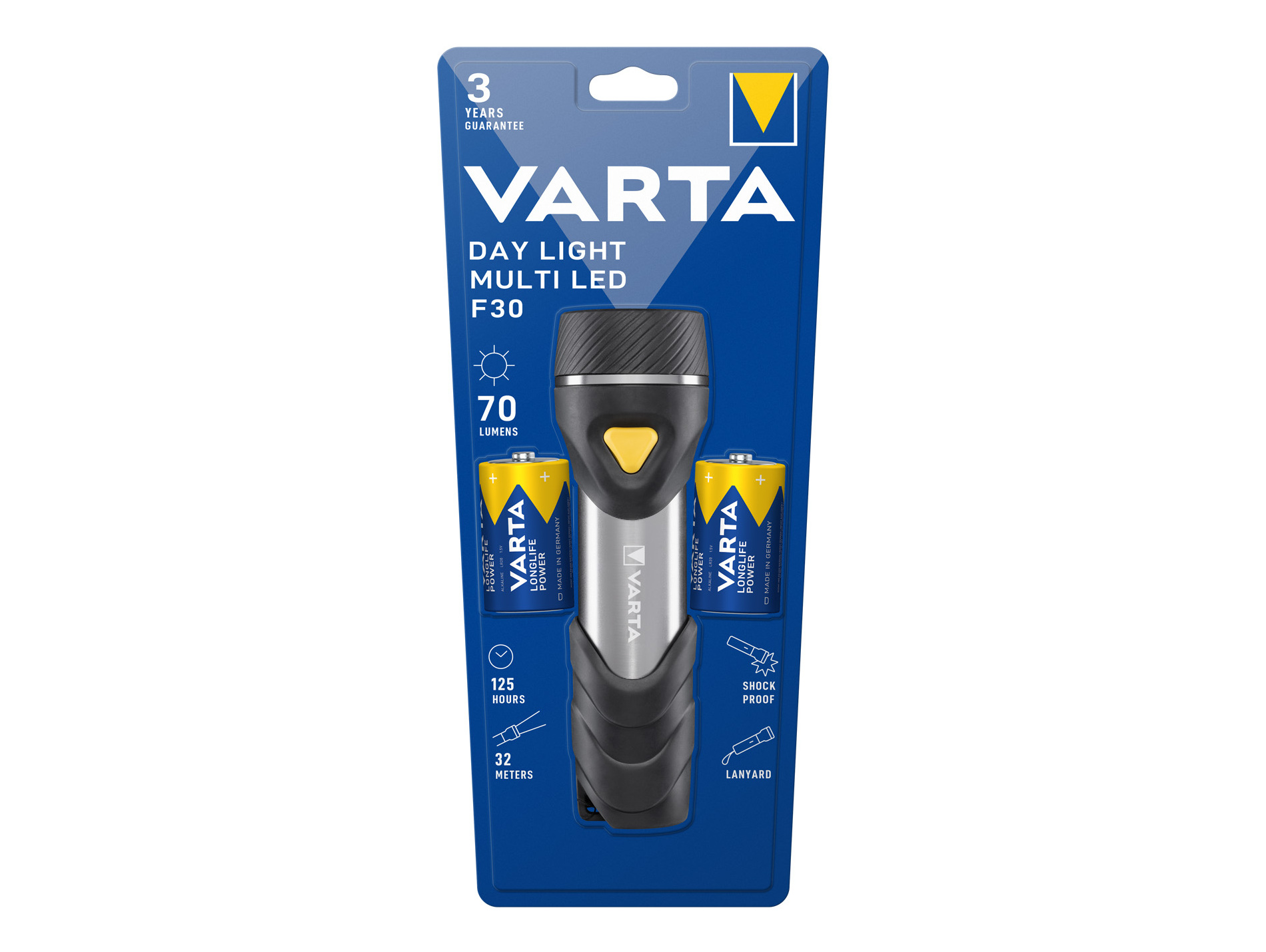 Lampe torche VARTA New Day Light 70lm