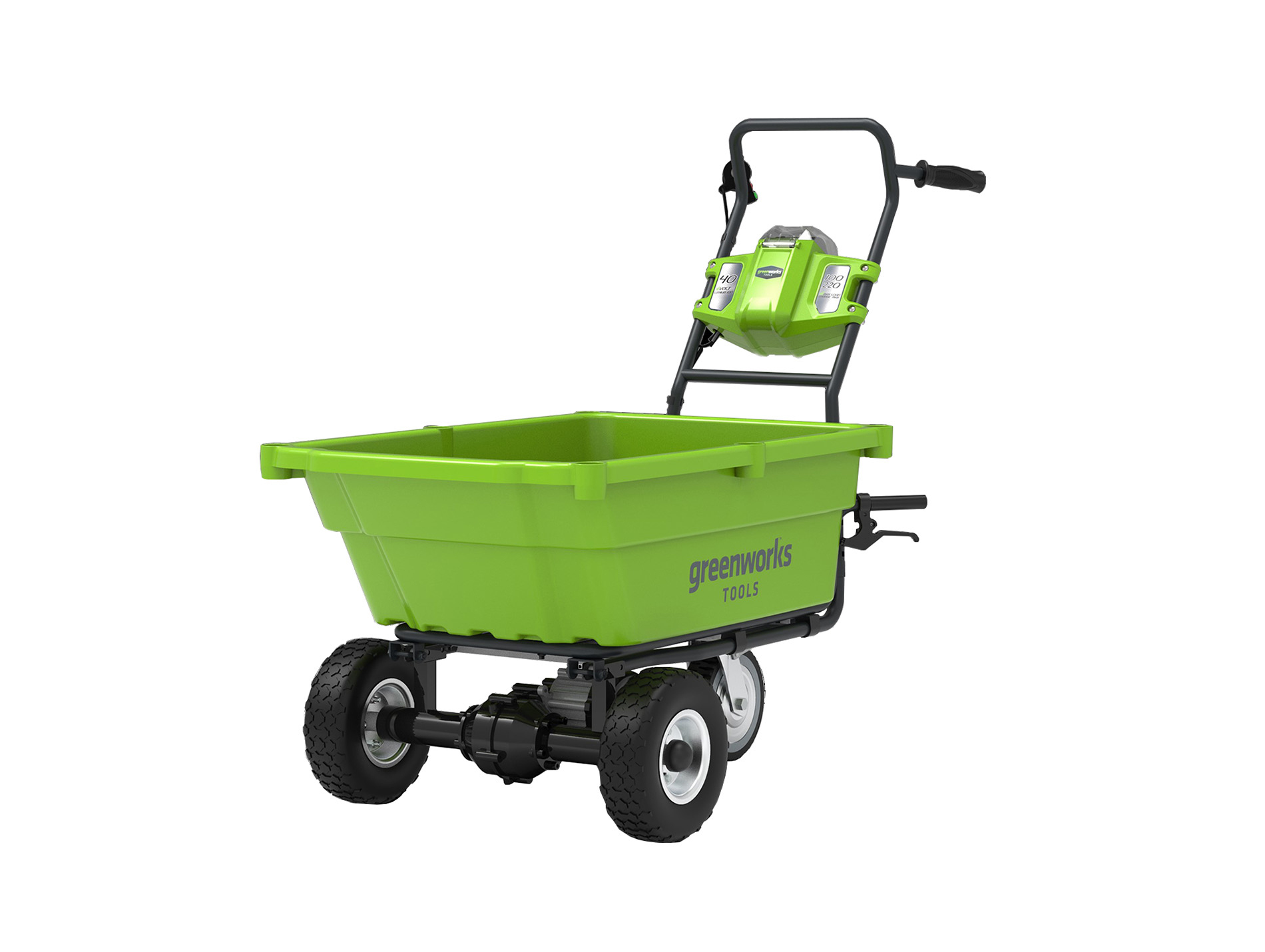 Brouette tractée GREENWORKS 40V